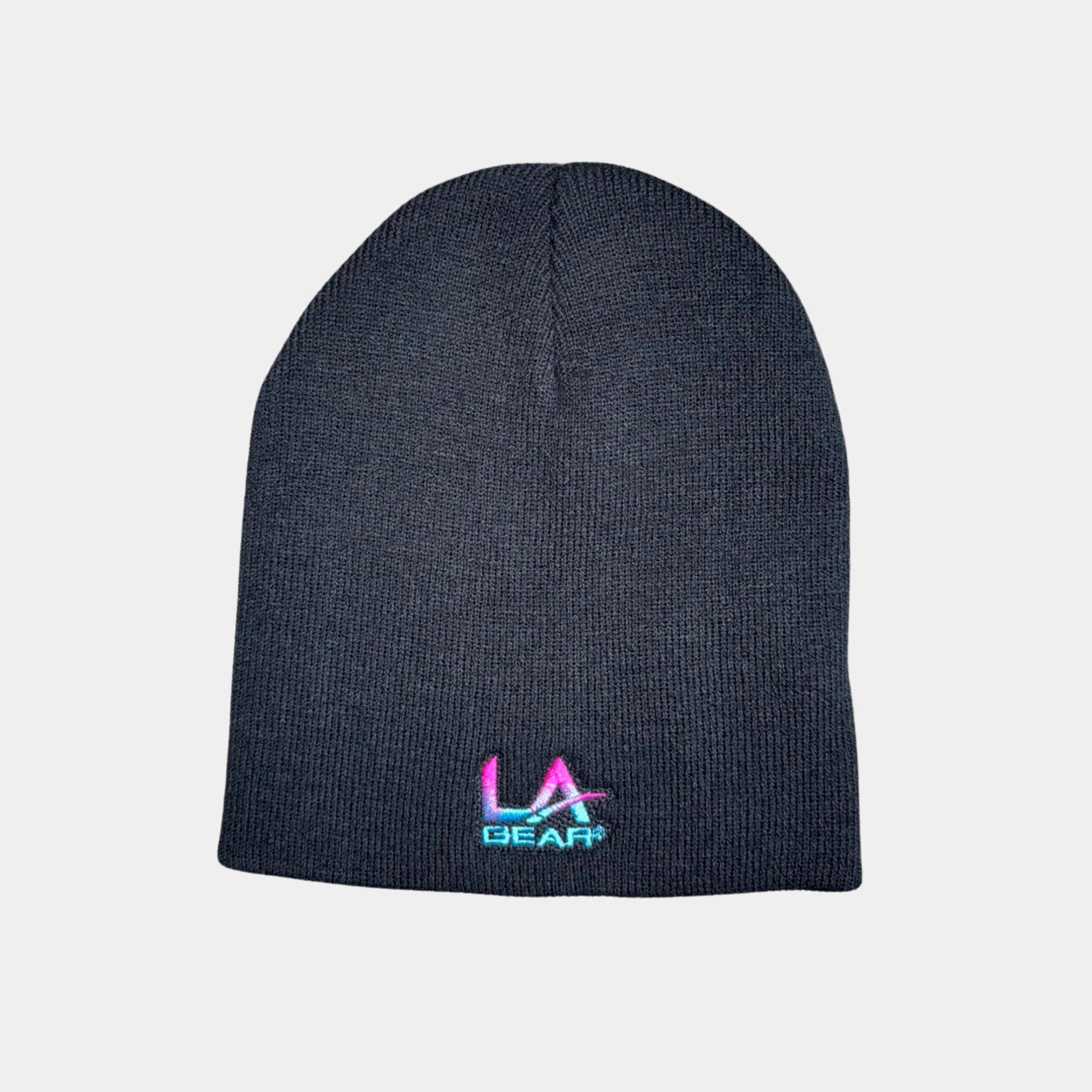 LA Gear Embroidered Beanie | Black