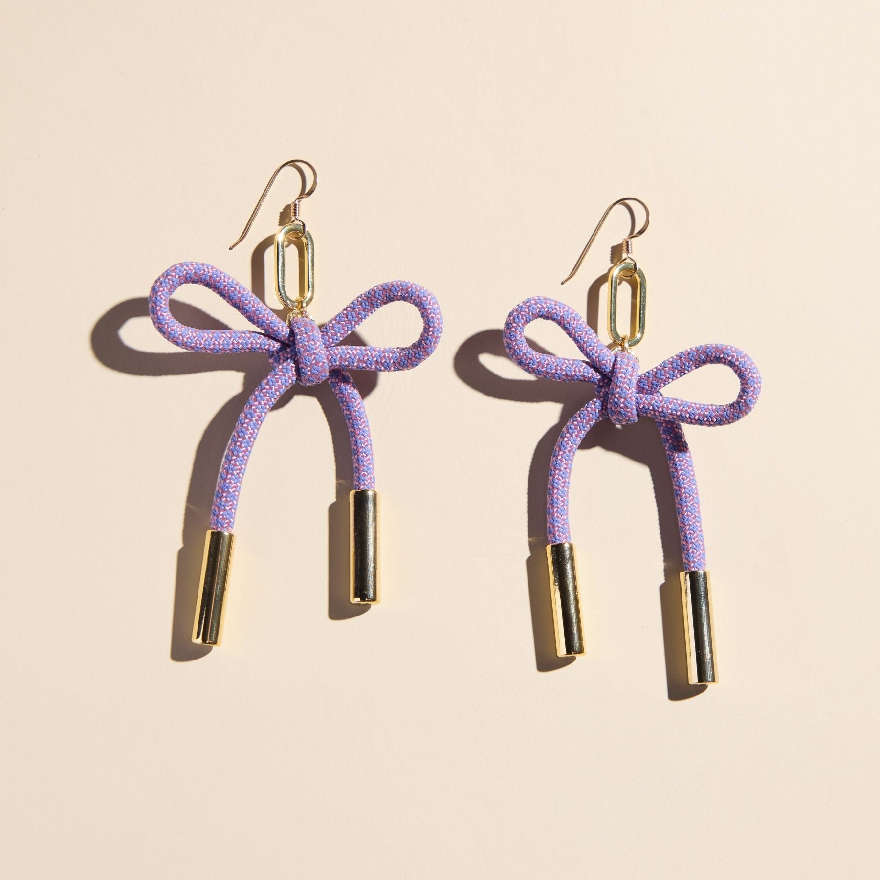 Lavender Simone Cord Earring