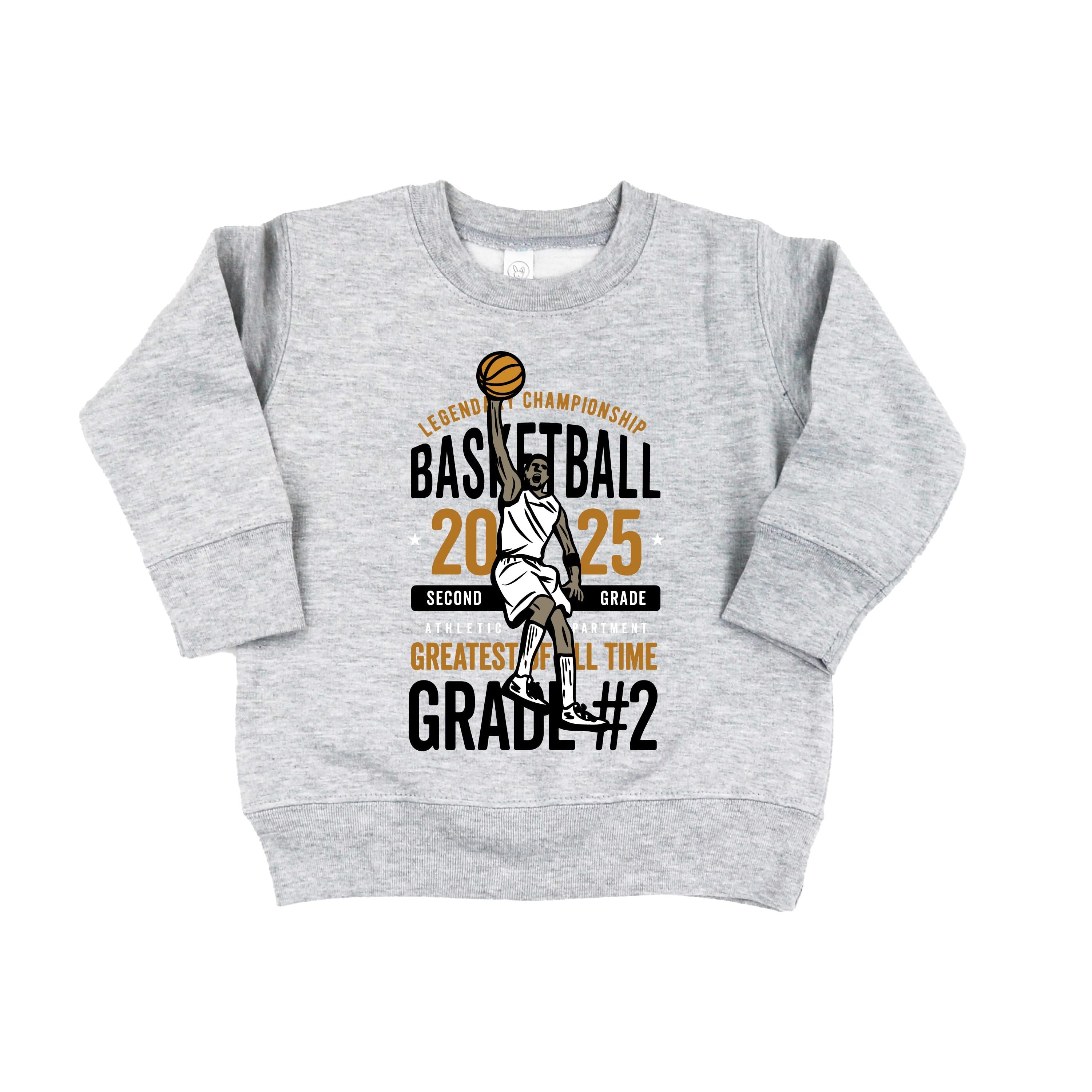 Legendary Basketball (Choose Your Grade) - Gray Child Sweater