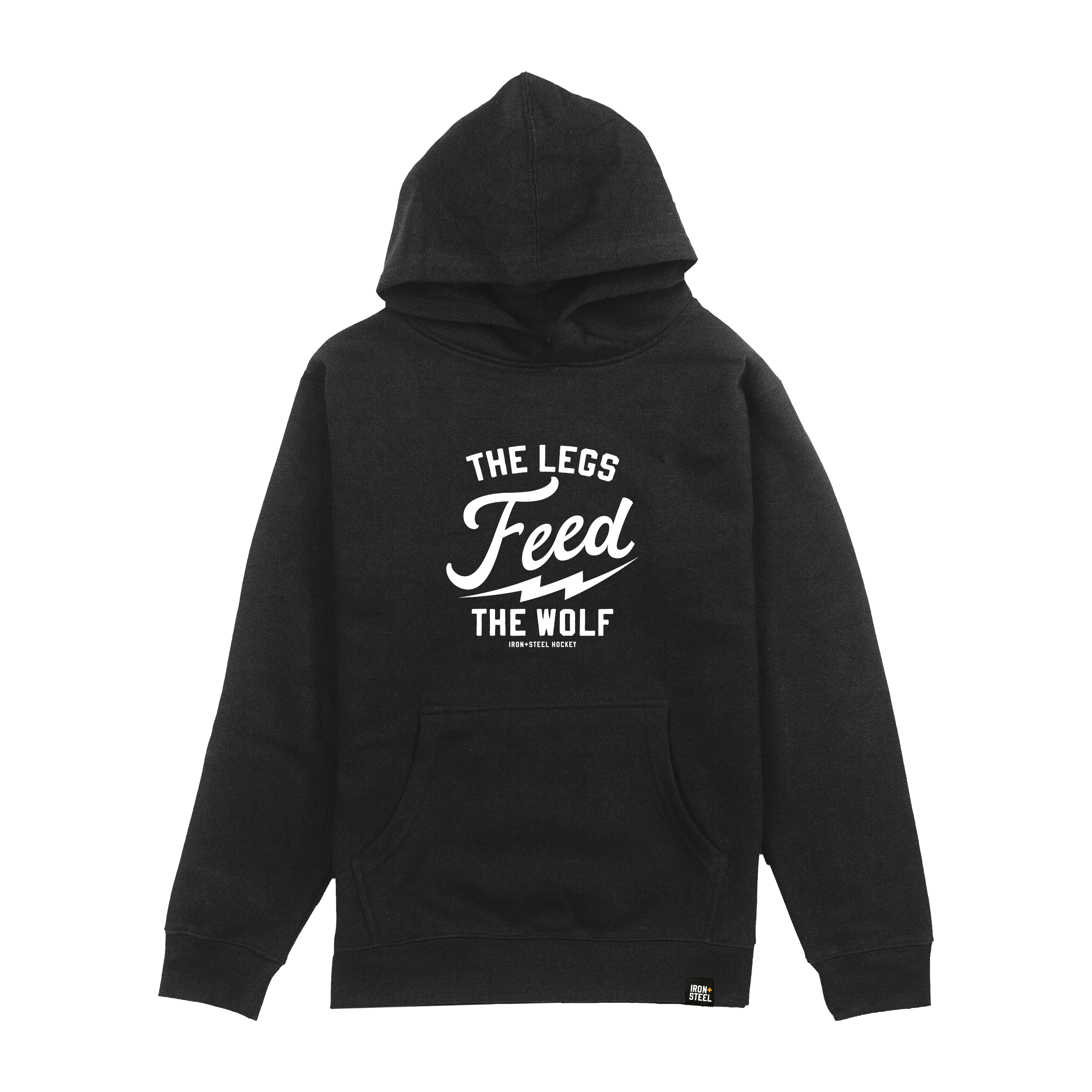 Legs Feed the Wolf Kids Fleece Hoodie