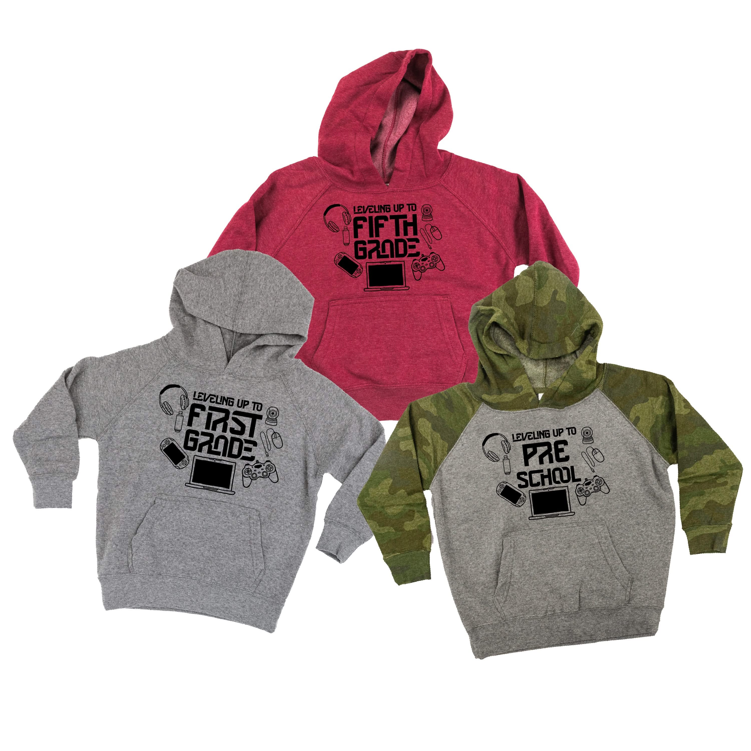 Leveling Up To (Choose Your Grade) - Child HOODIE
