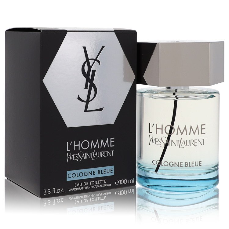 L&amp;#39;homme Cologne Bleue by Yves Saint Laurent Eau De Toilette Spray 3.4 oz for Men