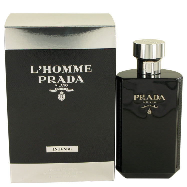 Prada L&amp;#39;homme Intense by Prada Eau De Parfum Spray 3.4 oz for Men