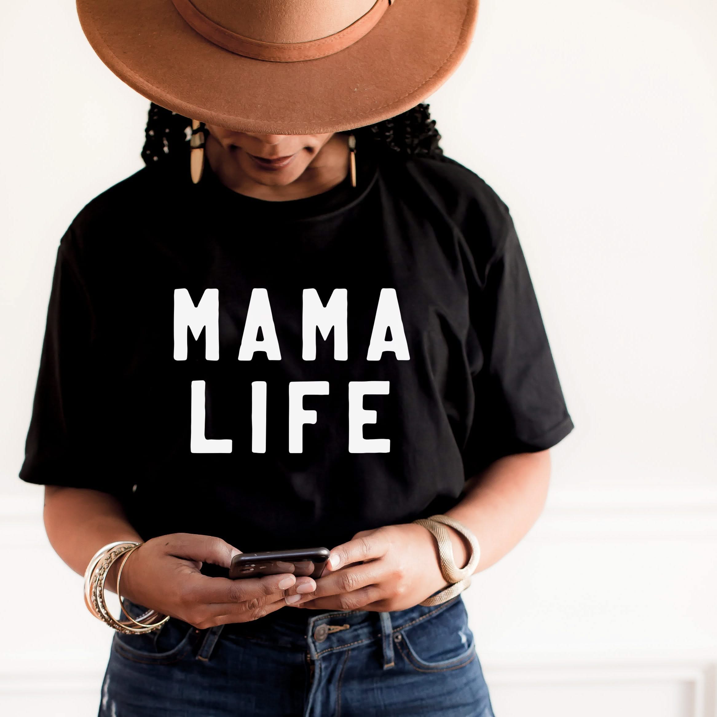 MAMA LIFE - (Block Font) - Unisex Tee