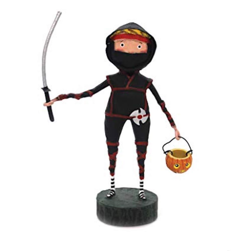 Lil&amp;#39; Ninja Halloween Figurine by Lori Mitchell RETIRED 2023