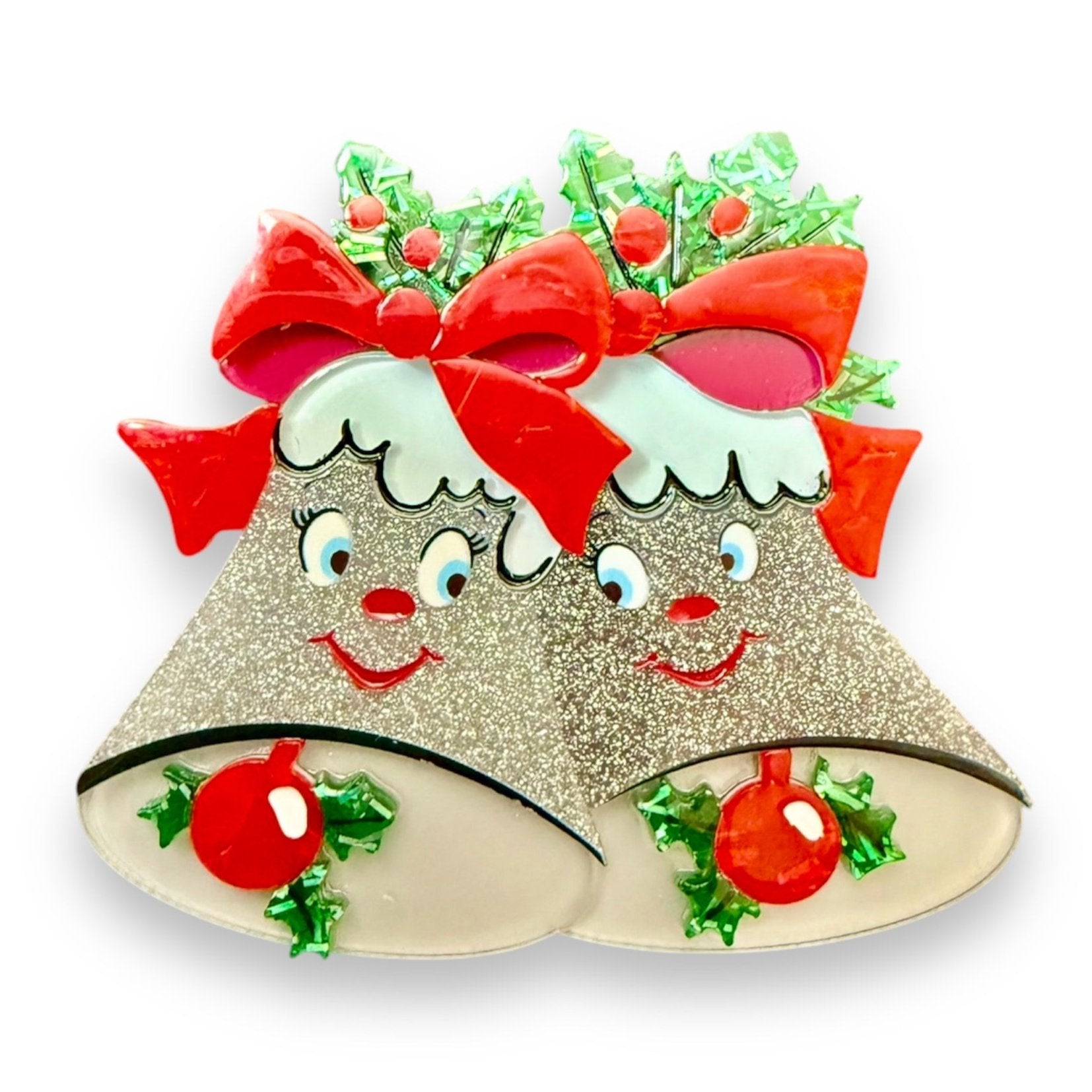 Silver Bells Brooch Lipstick &amp;amp; Chrome