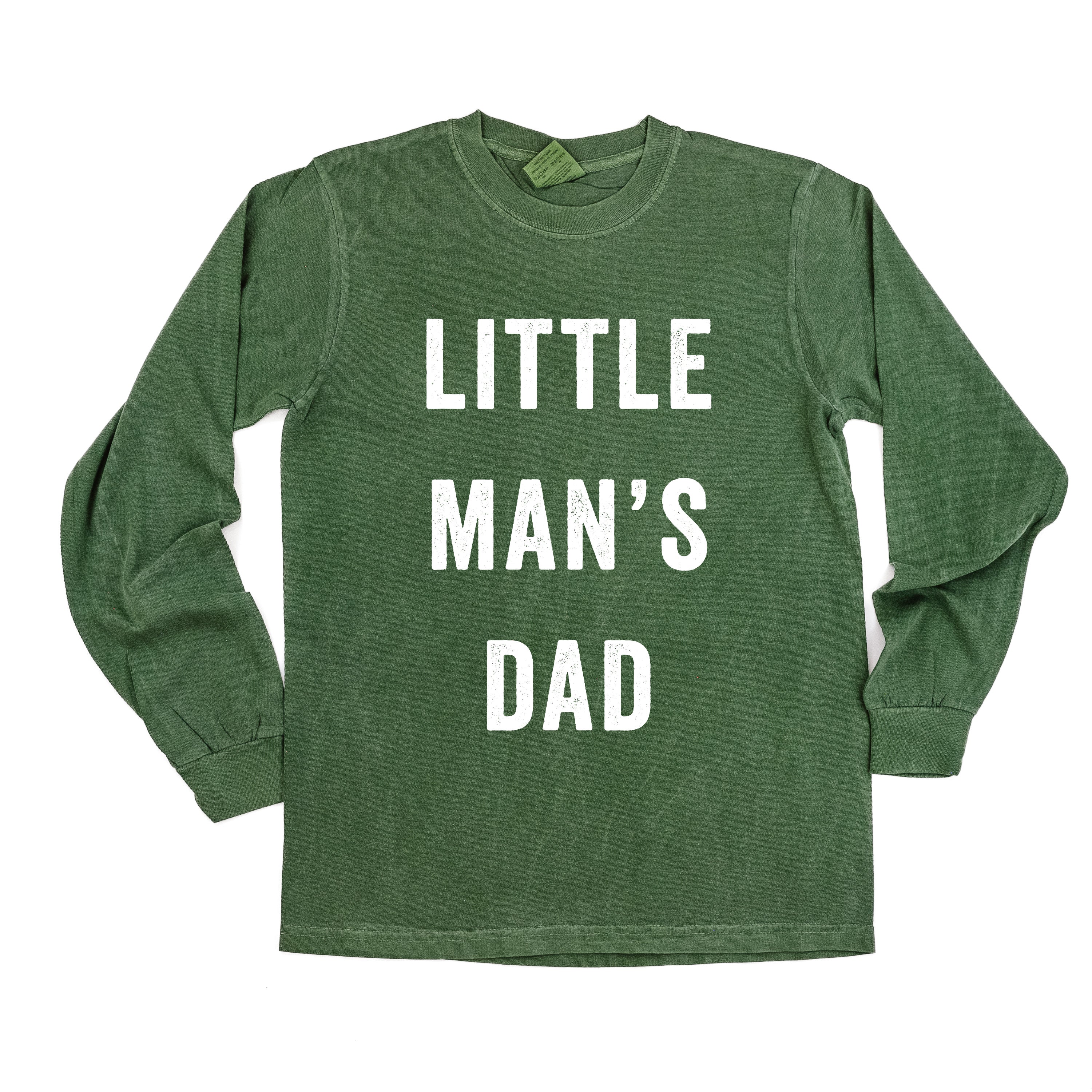 Little Man&#39;s Dad - LONG SLEEVE Comfort Colors Tee