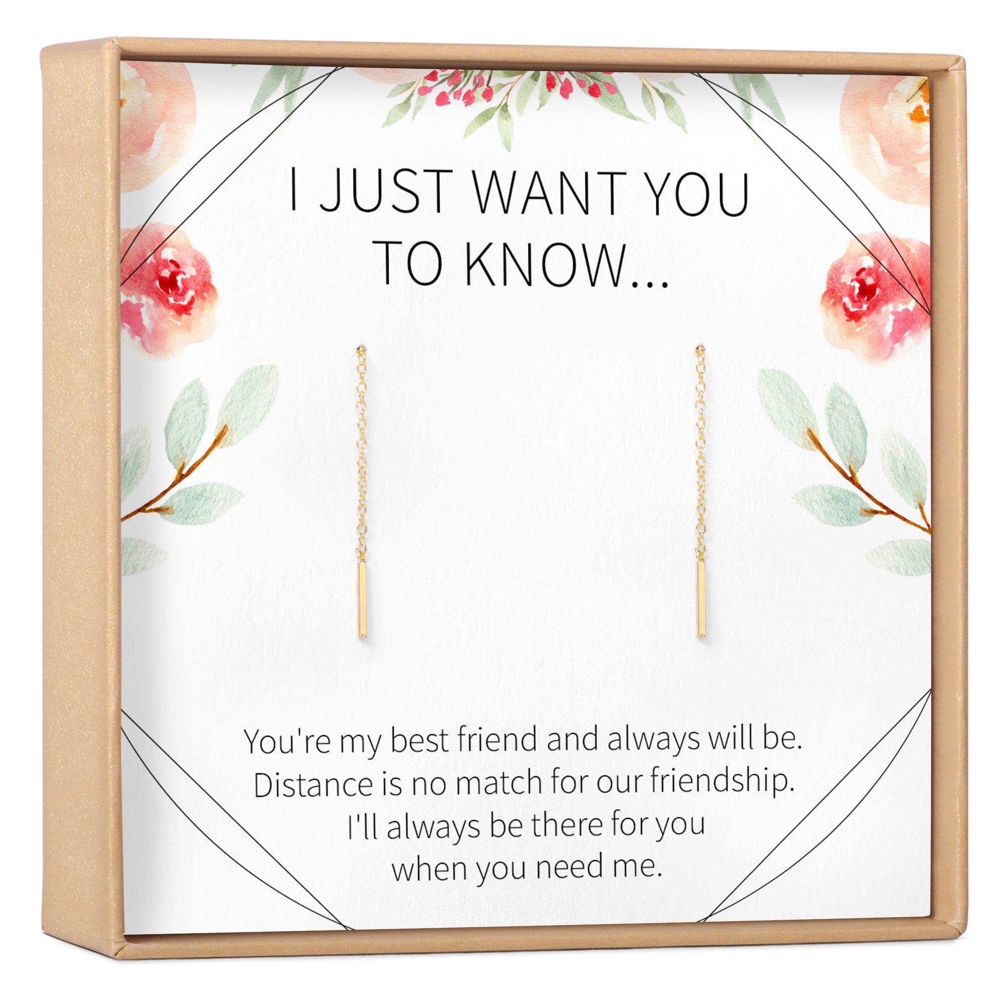 LONG DISTANCE FRIENDSHIP EARRINGS