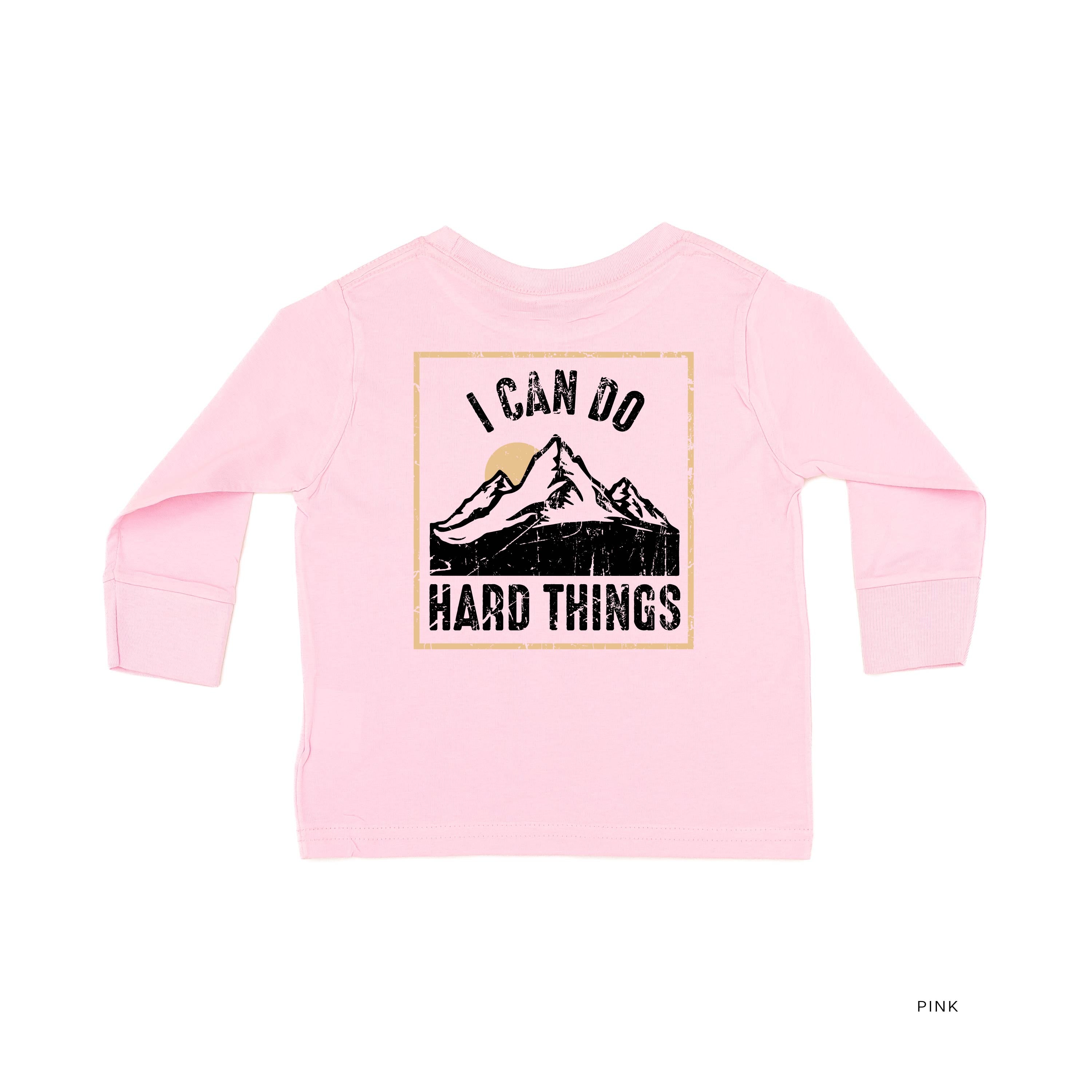 I Can Do Hard Things (pf &amp; b) - Child Long Sleeve Tee