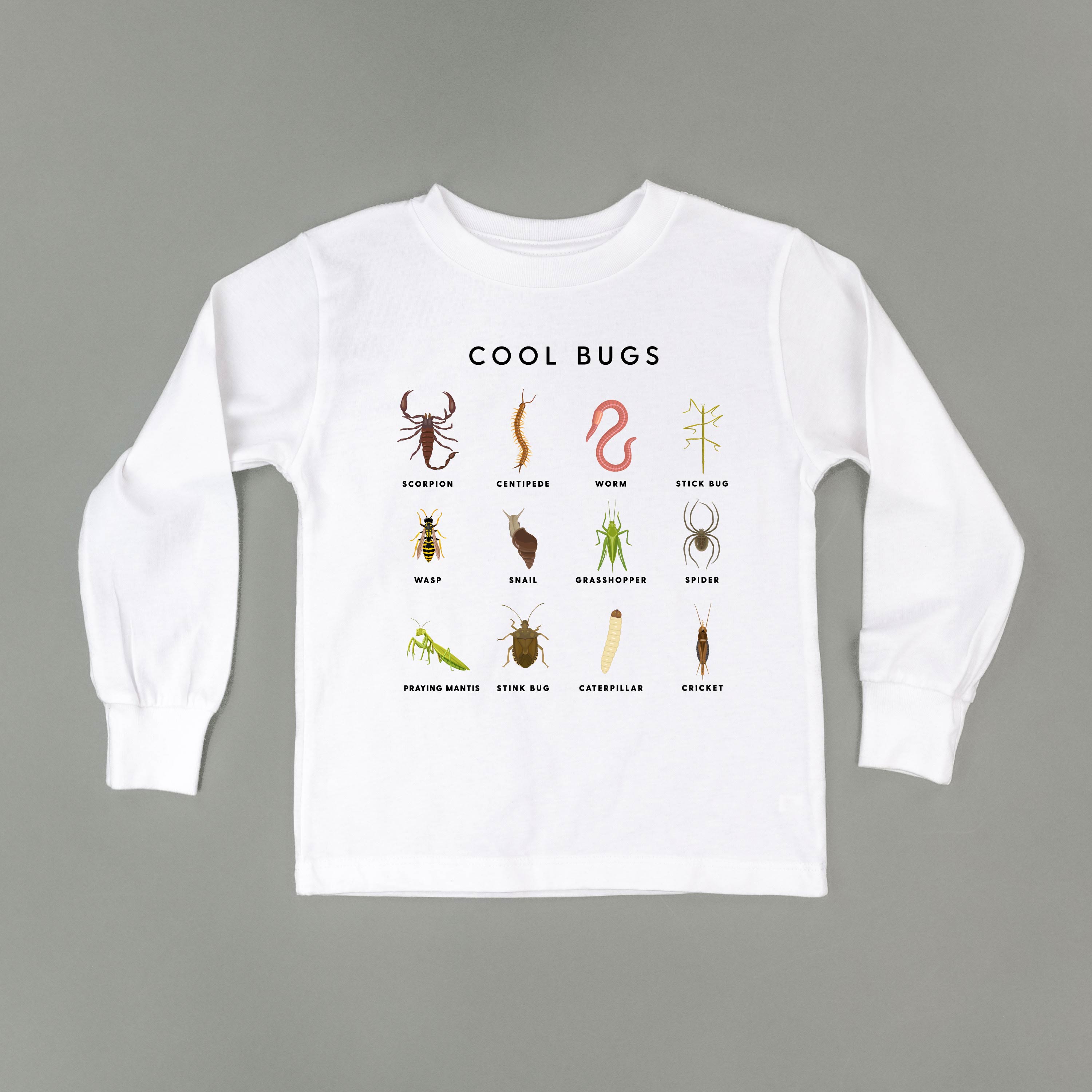Cool Bugs (Chart) - Child Long Sleeve Tee