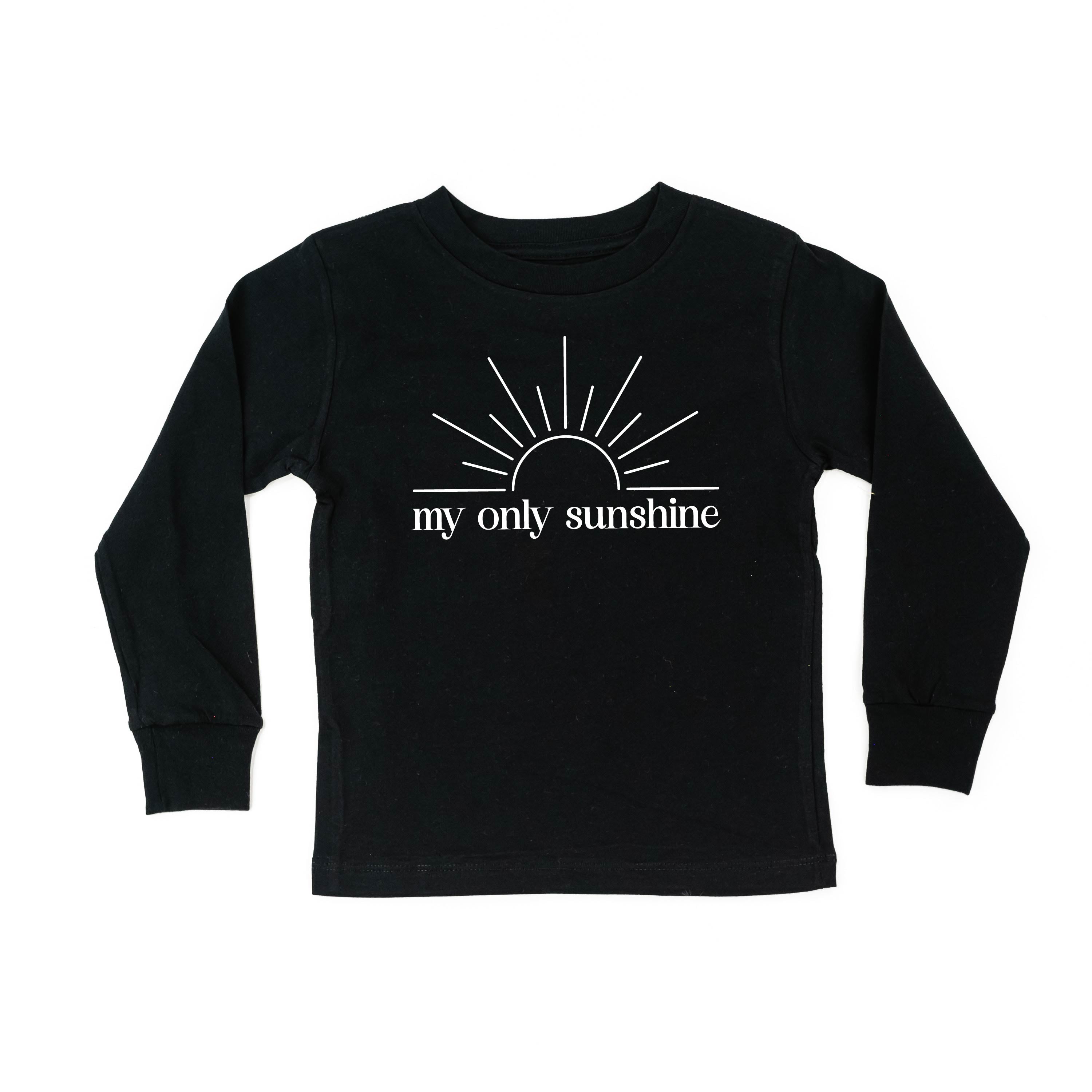 My Only Sunshine w/ Full Sun on Back - Child Long Sleeve Tee