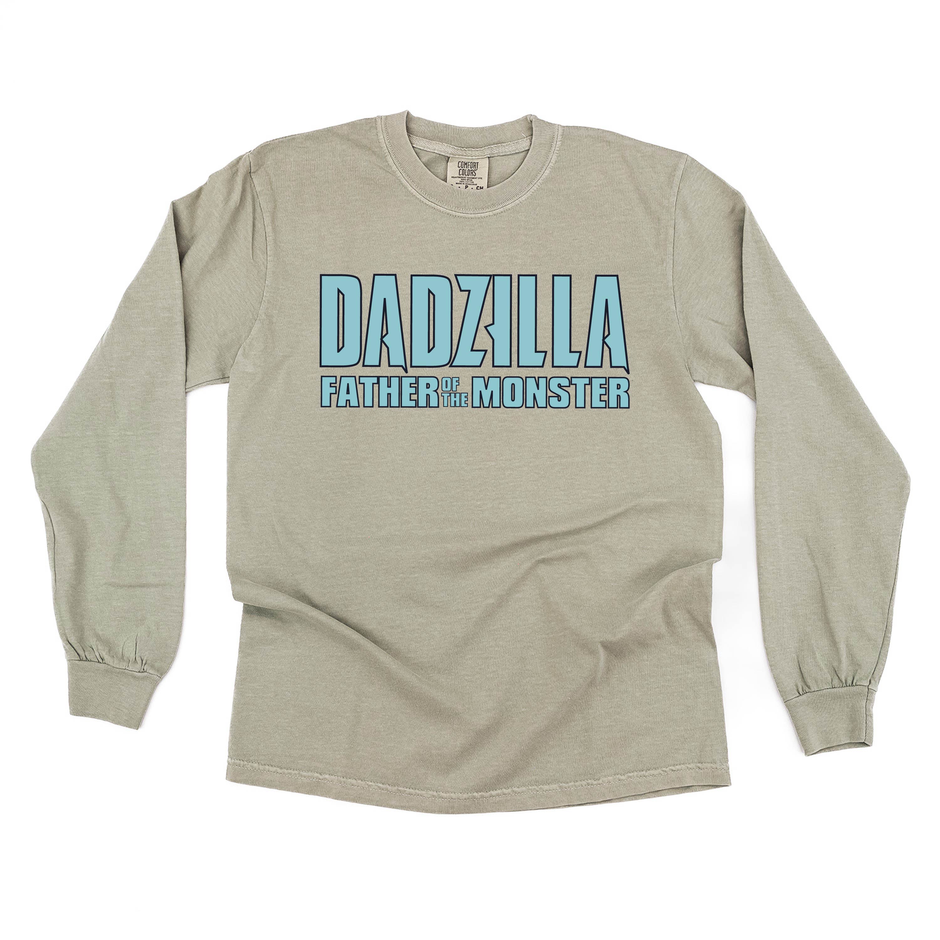 Dadzilla - Father Of The Monster(s) - Long Sleeve Comfort Colors Tee