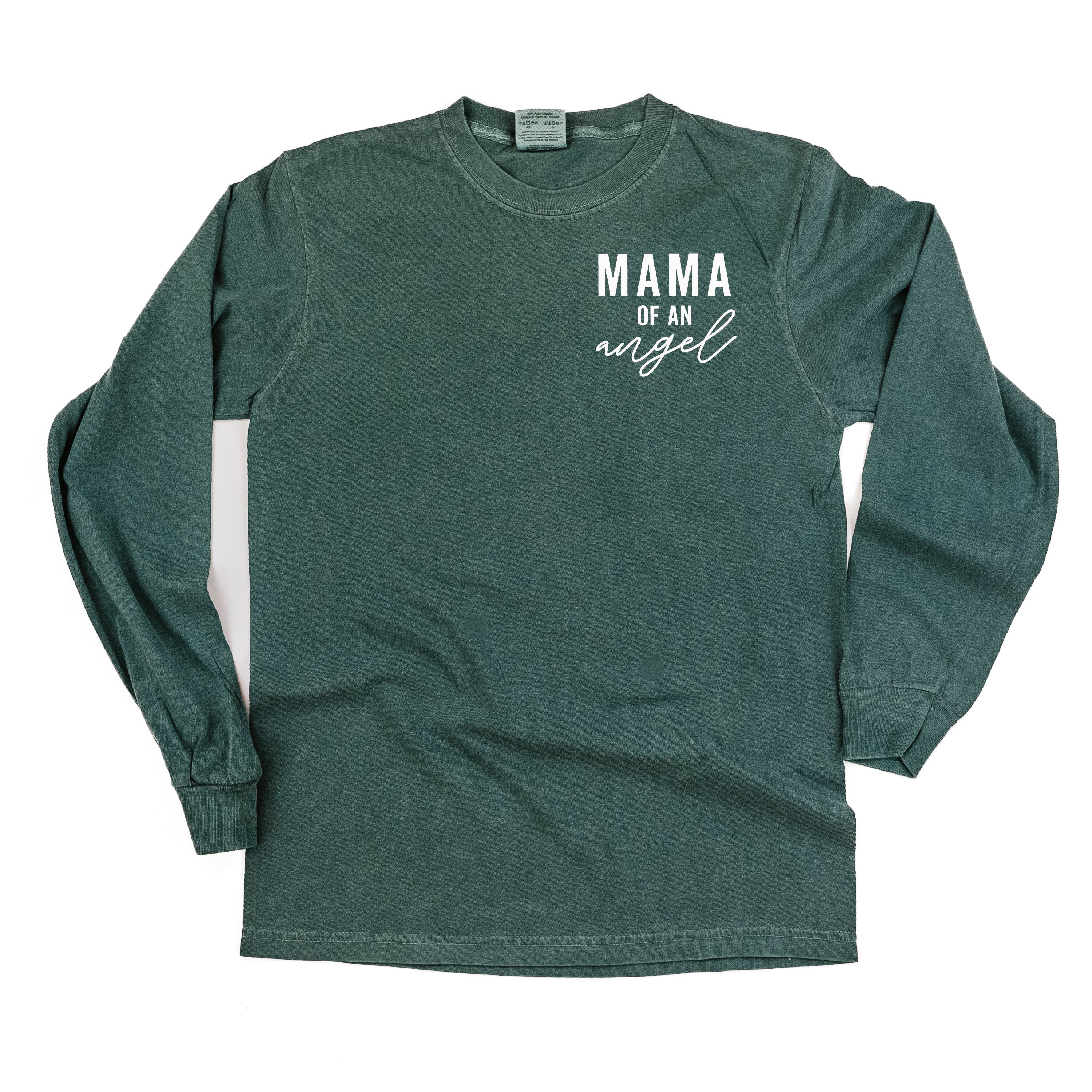 Mama/Mom of Angel(s) - Long Sleeve Comfort Colors Tee
