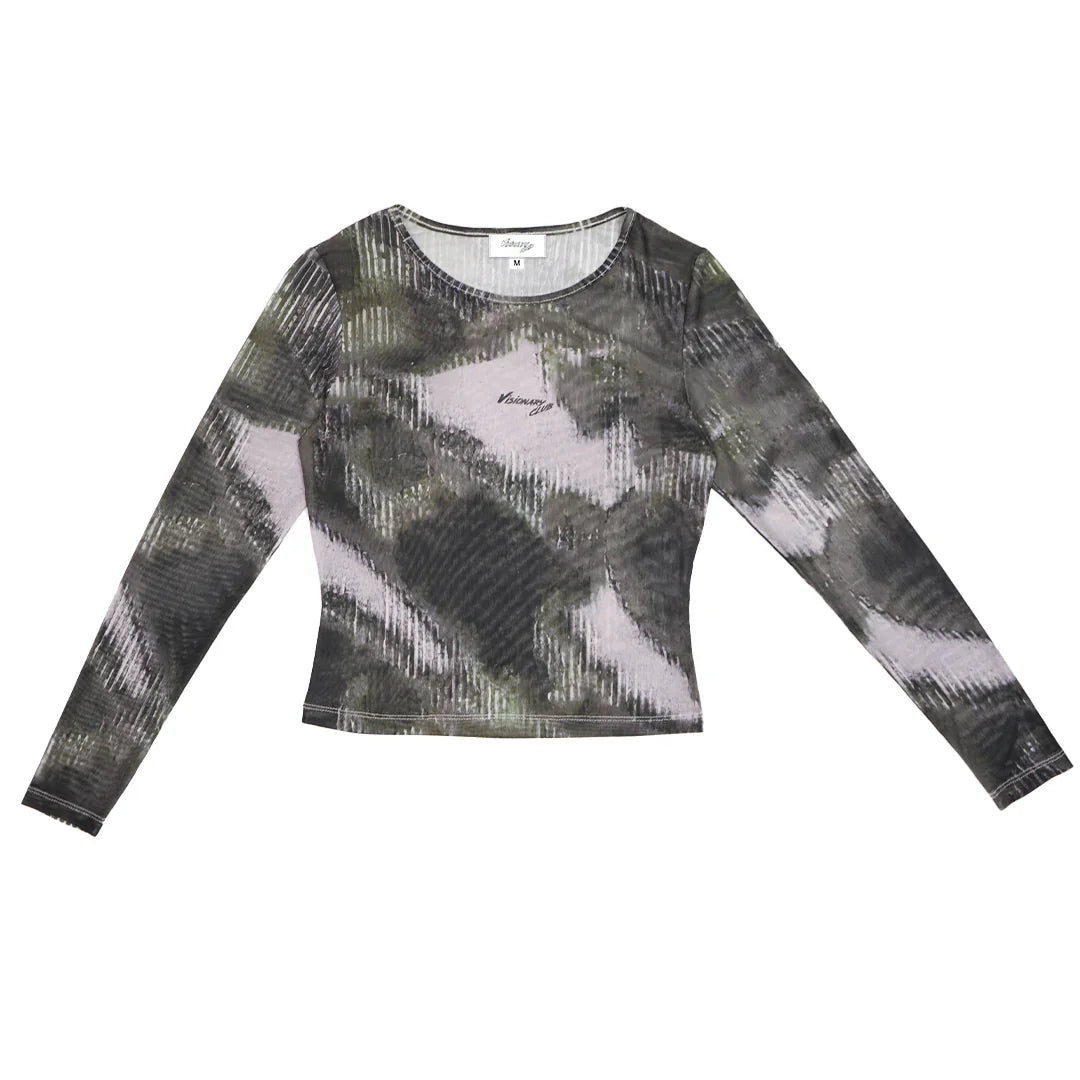 VZNARY &amp;quot;POISON KISS&amp;quot; CROP LONG SLEEVE