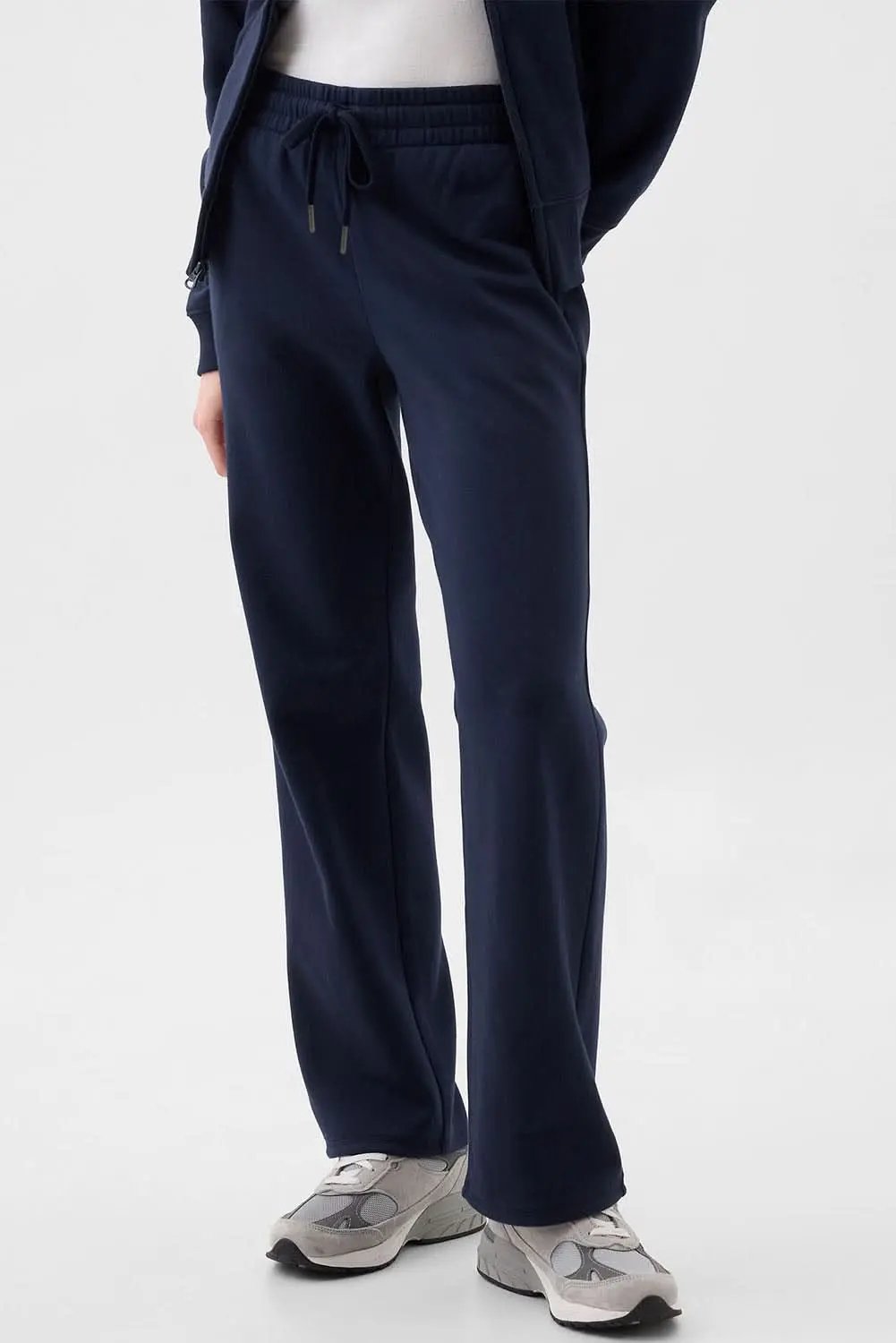 Love Salve Navy blue fleece pants with drawstring