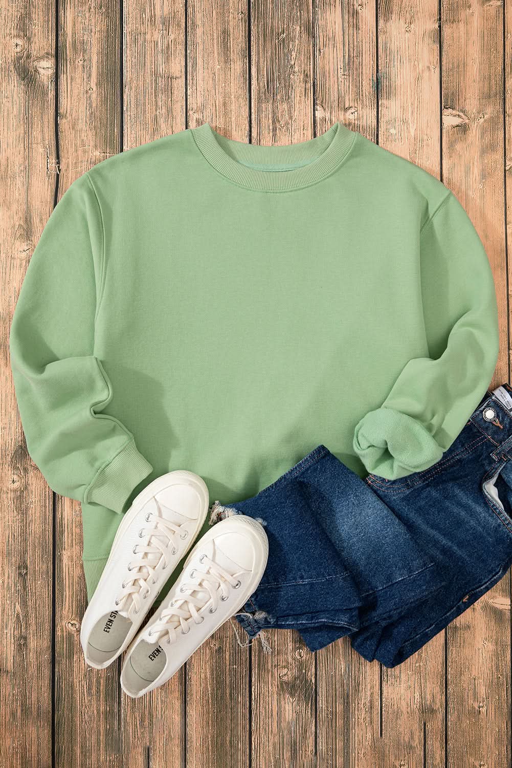 Love Salve Fleece Sweatshirt Women&amp;#39;s Daily Wear Pullover Soft &amp;amp; Cozy