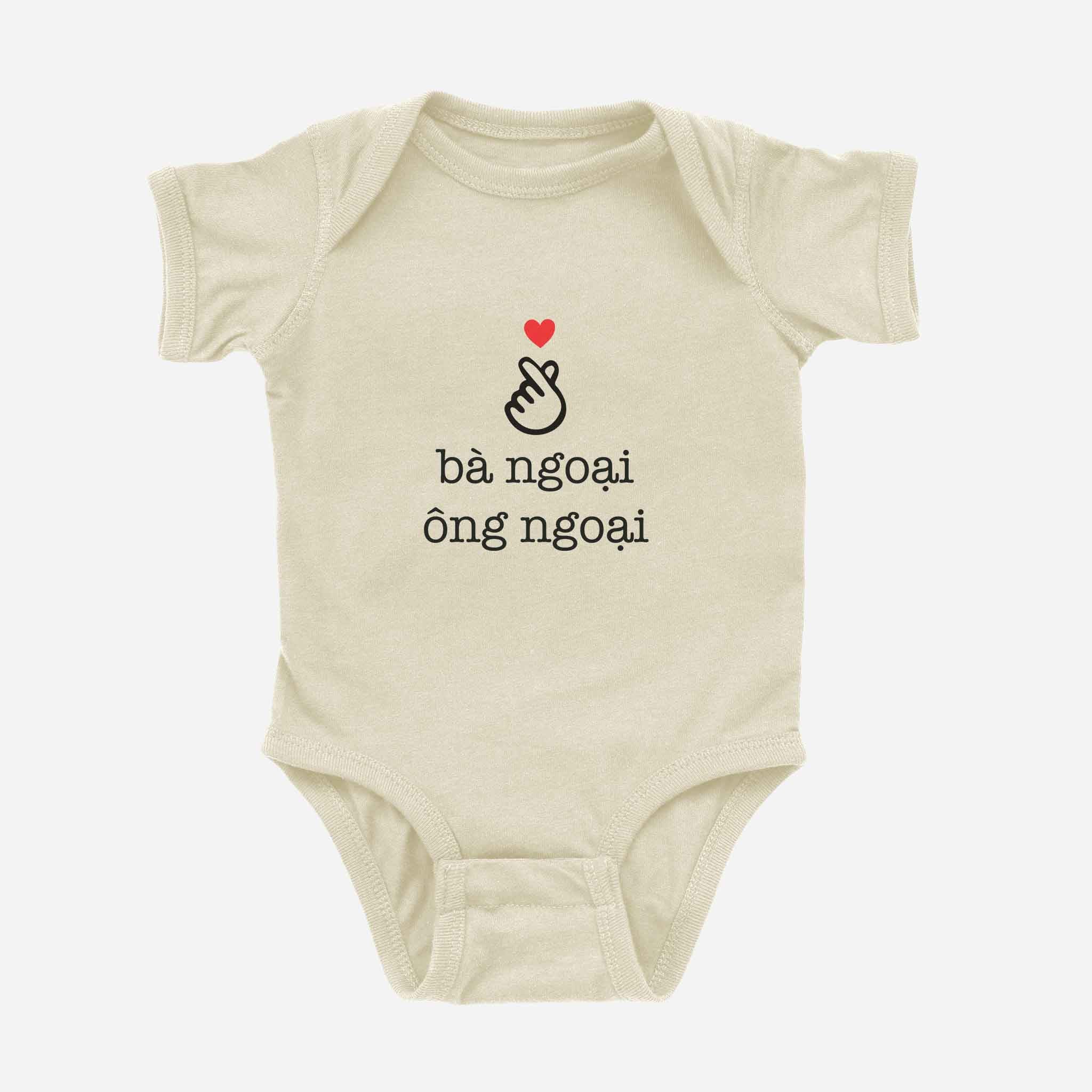 Love Grandma &amp;amp; Grandpa Vietnamese Onesie (Maternal)
