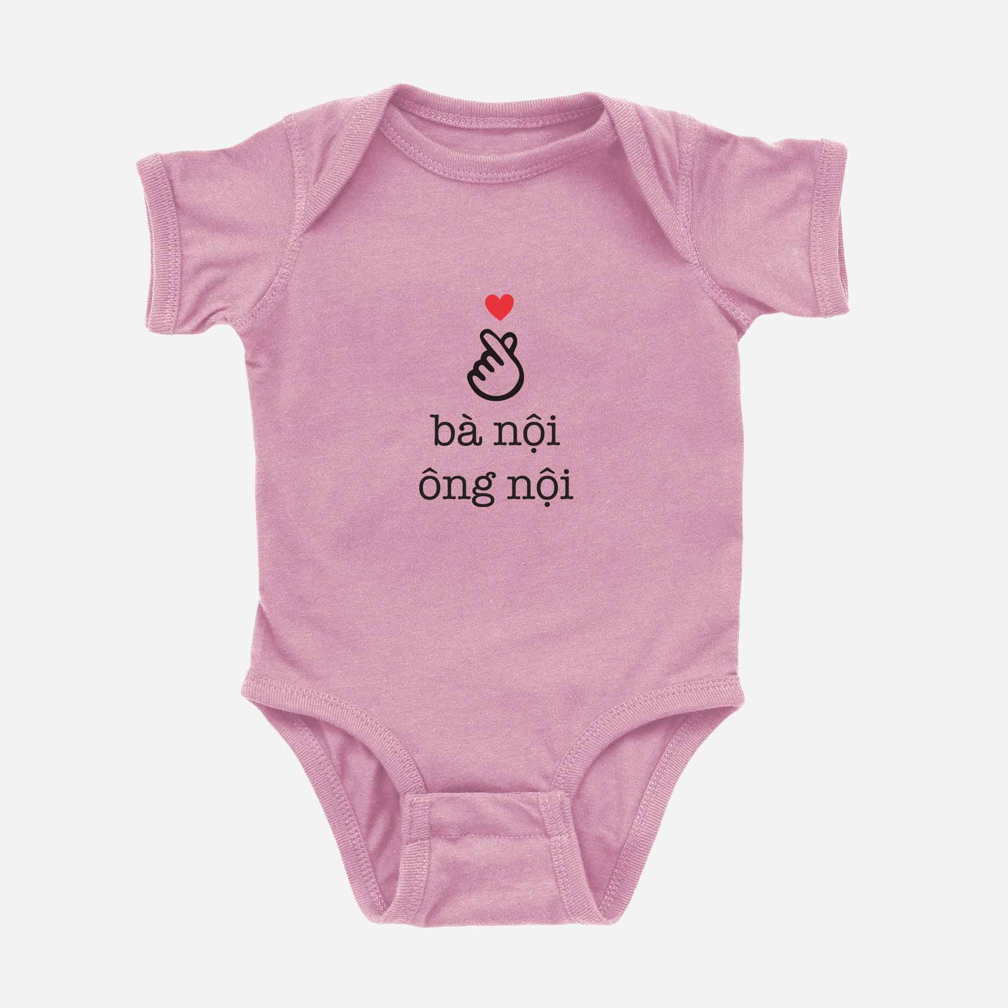 Love Grandma &amp;amp; Grandpa Vietnamese Onesie (Paternal)