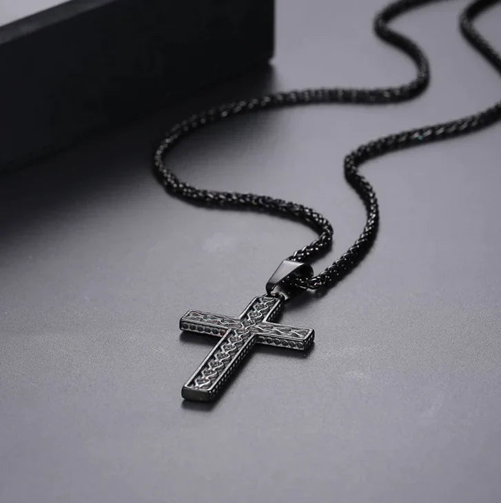 Style Loft Collection Vaelisse Stainless Steel Cross Necklace