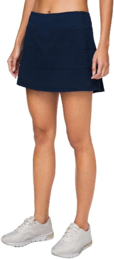 Lululemon Athletica Lululemon Pace Rival Mid Rise Skirt, 6, True Navy Tall