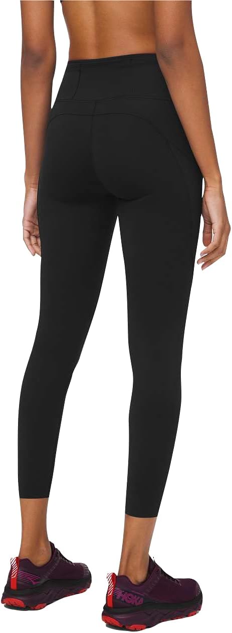 lululemon Fast and Free 7/8 Tight 25&amp;quot; (Black (Non-Reflective), 12)