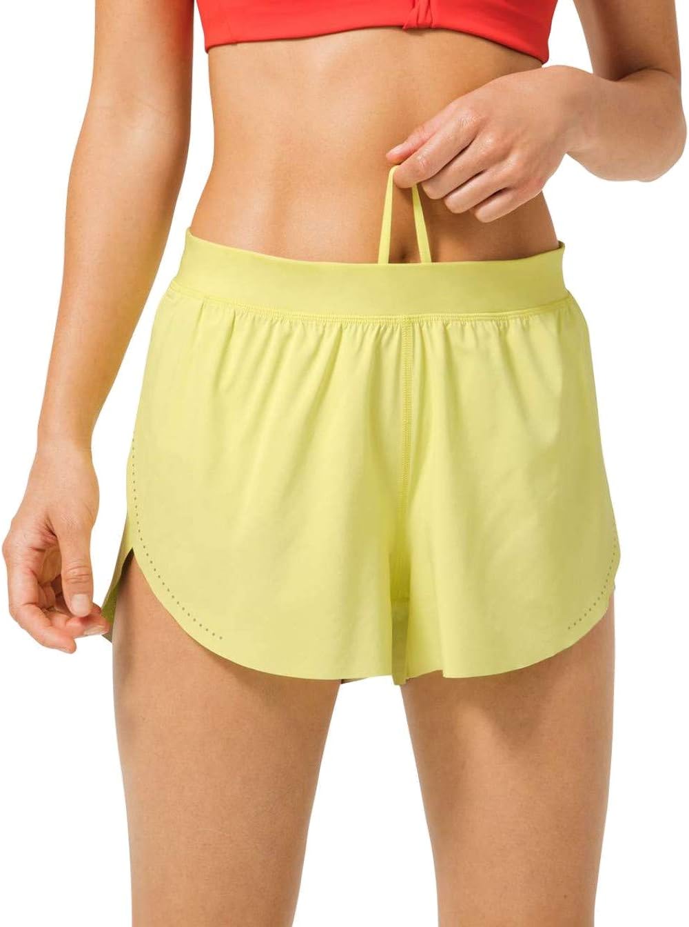 lululemon Find Your Pace Short 3&amp;quot; *Lined (Lemon Vibe, 12)