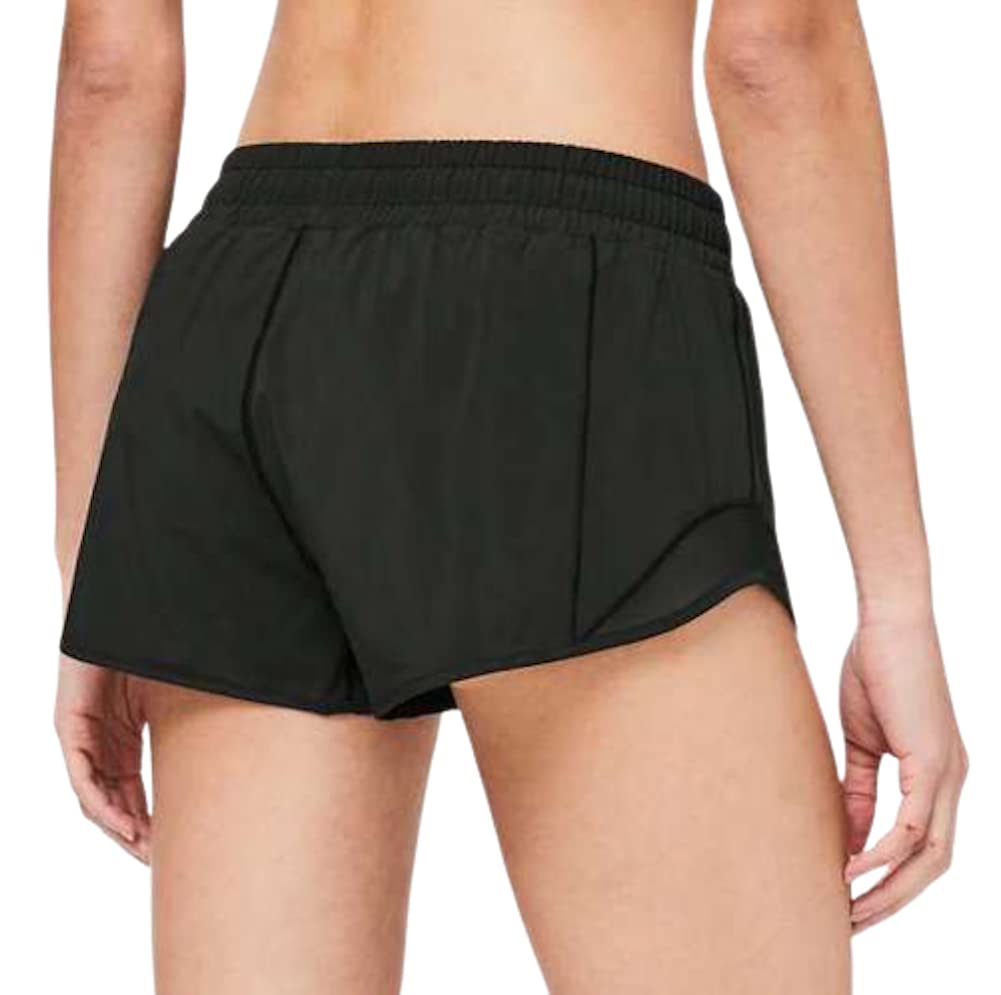 LULULEMON Hotty Hot Short Low-Rise 4&amp;quot; Long (Color 002