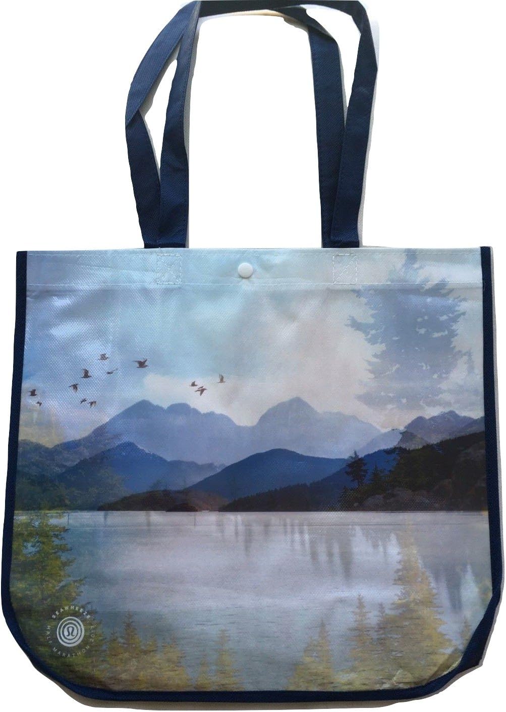 Lululemon &amp;quot;Rare Edition&amp;quot; Shopping Swimming Towel Yoga Dance Skates Gym Beach LARGE DOUBLE SIDED Reusable Tote Carryall