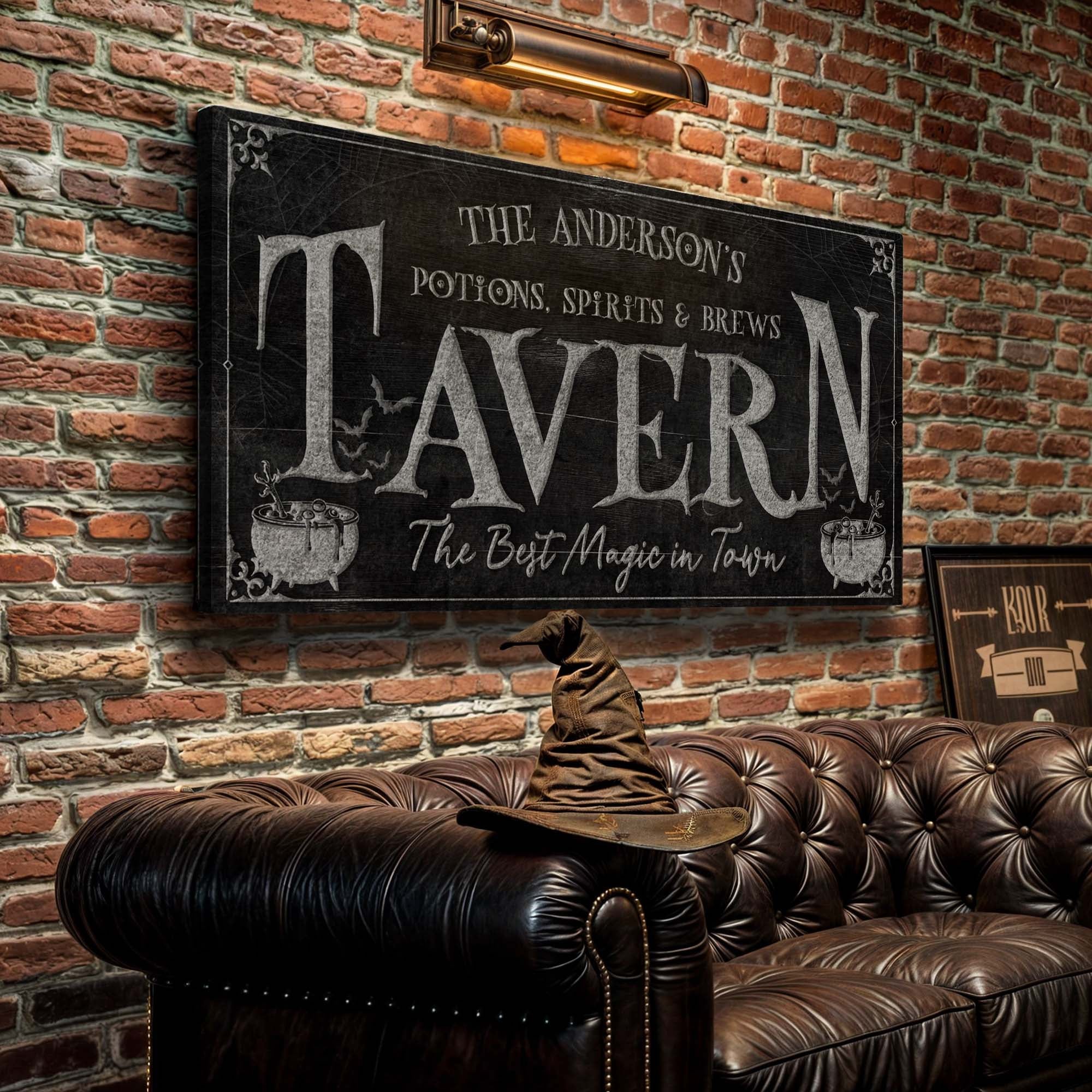 Potions, Spirits &amp;amp; Brews Tavern Halloween Sign