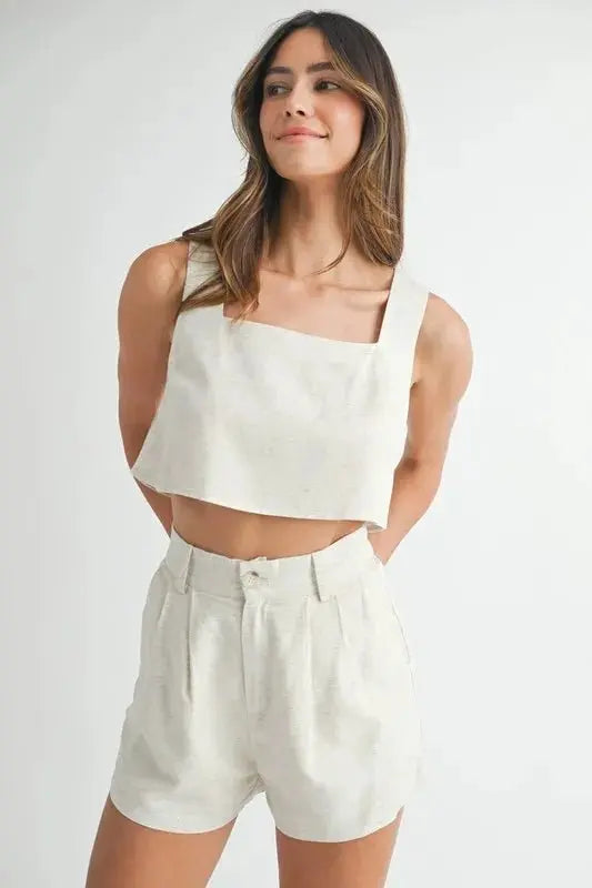 MABLE Crop Top &amp;amp; Shorts Women&amp;#39;s Two Piece Set USA Shipped, Comfy