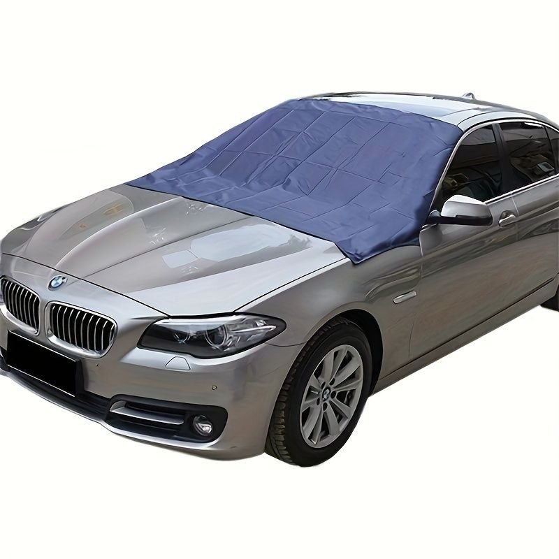 Magnetic Edges Windshield Snow Cover - Frost Windshield Cover - Snow, Ice, Frost Guard No More Scraping - Door Flaps Windproof Fits Most Car, SUV, Truck, Van with 70&amp;quot;x 54&amp;quot;