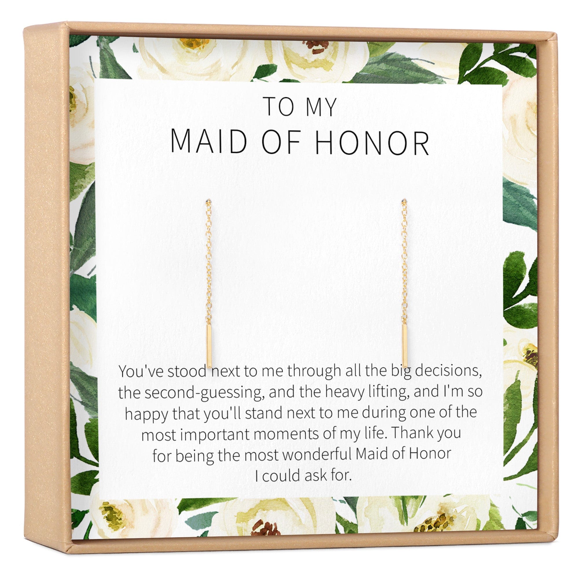 MAID OF HONOR EARRINGS