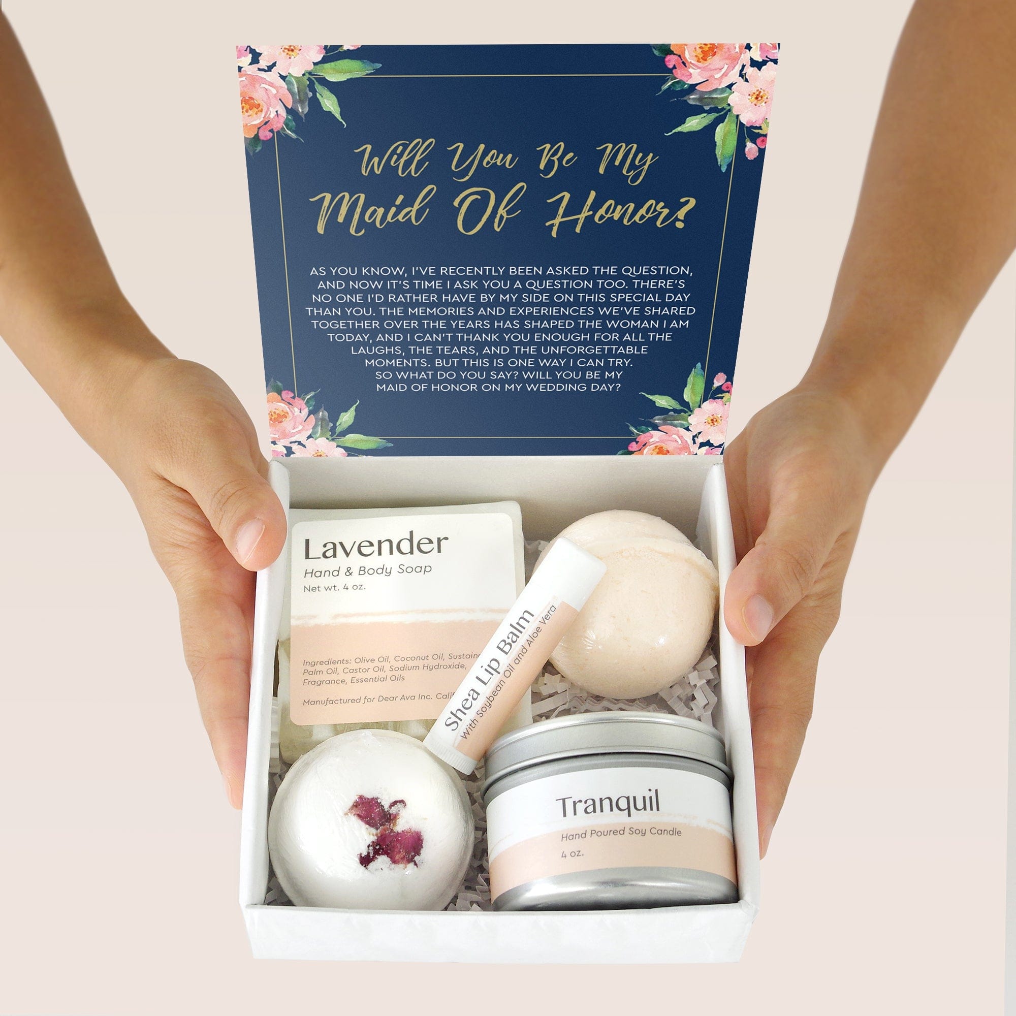 Maid of Honor Spa Gift Box