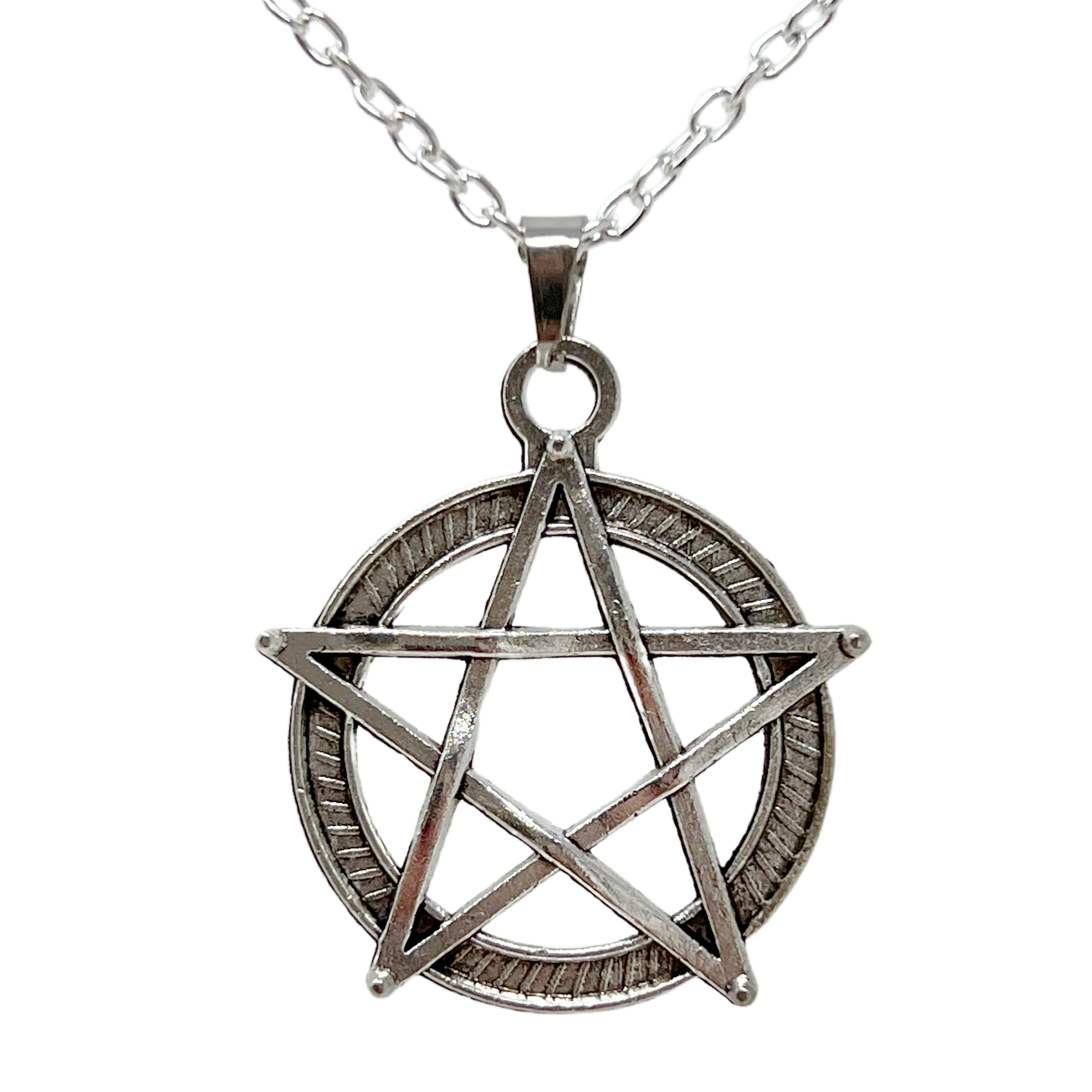 Five point star necklace