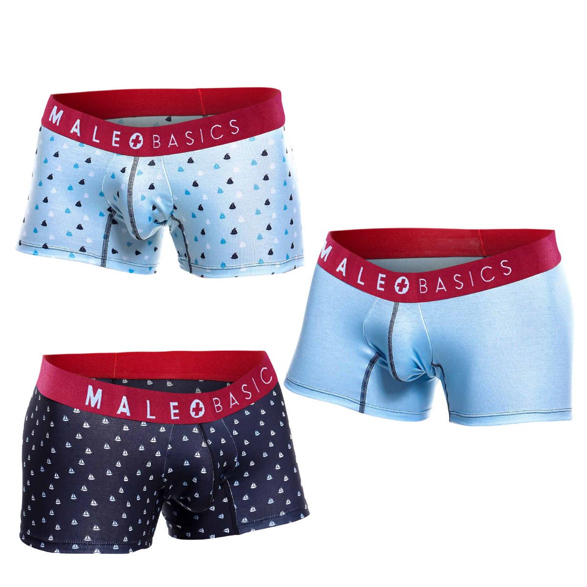 MaleBasics 3-Pack Trunk Boats