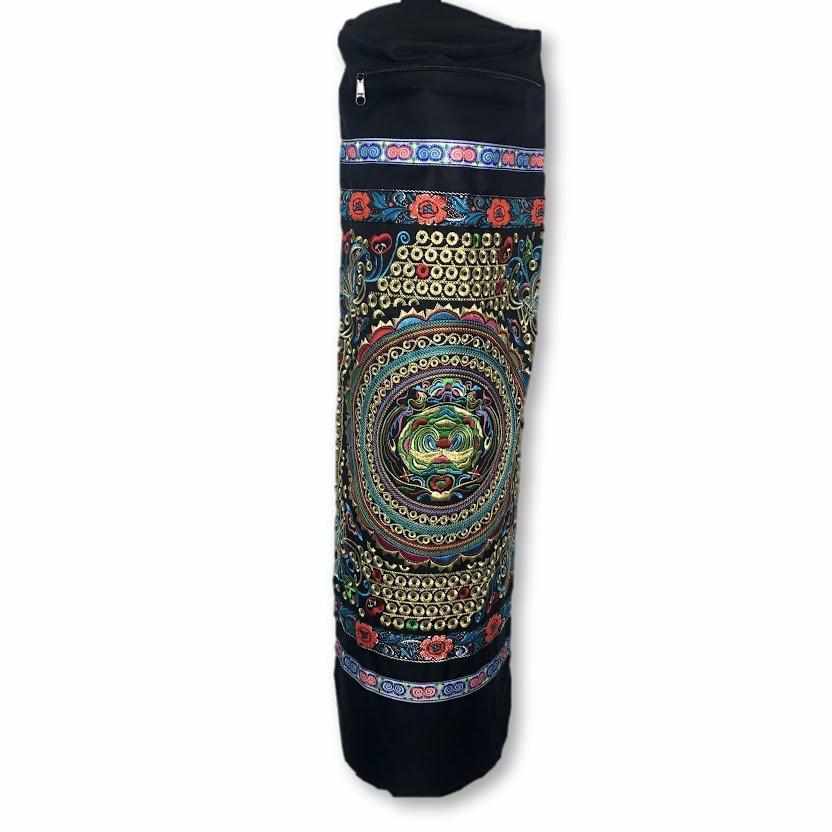 Mandala Embroidered Yoga Bag - Thailand