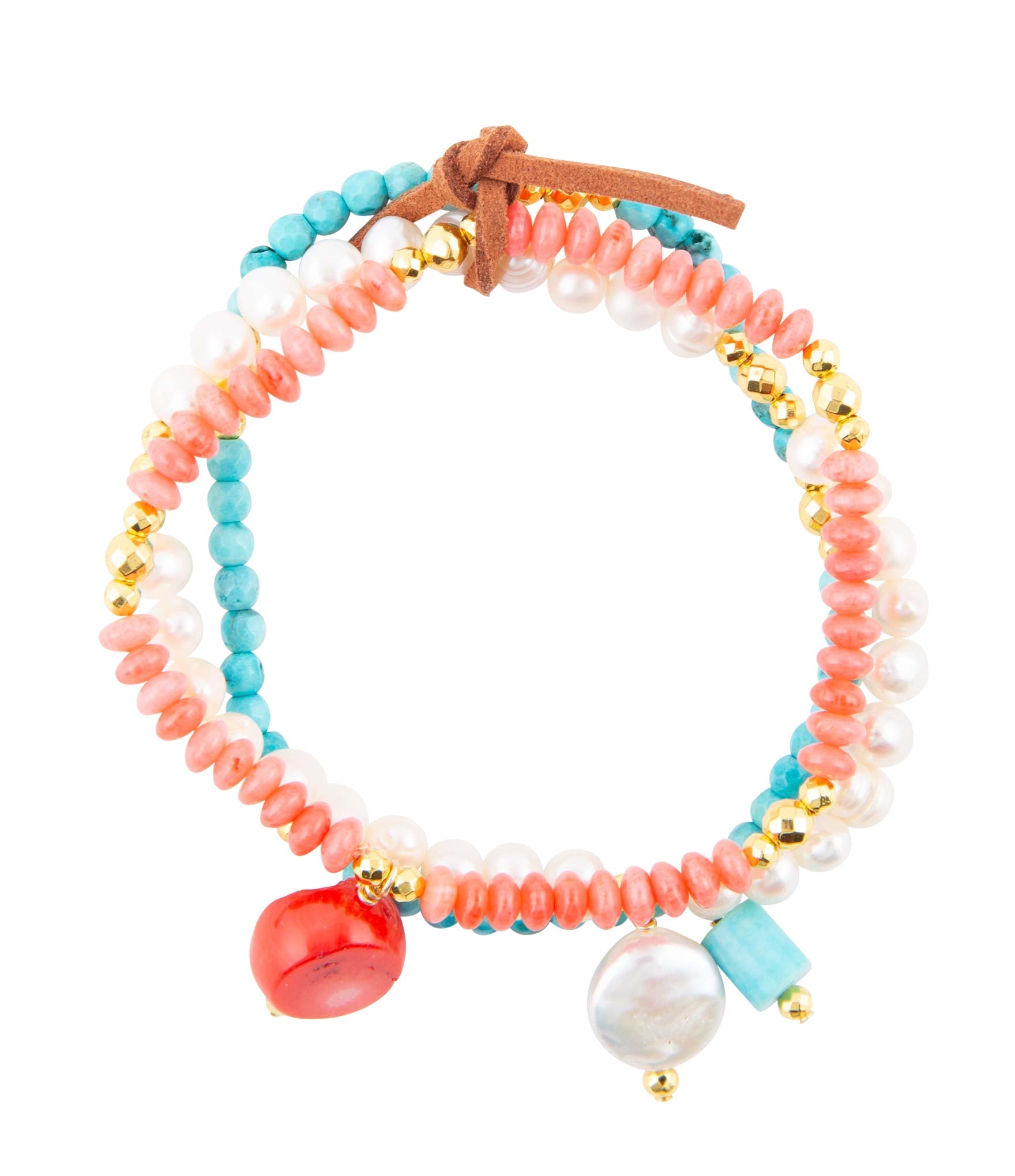 Mandy Colorful Pearl Stretch Bracelet Set