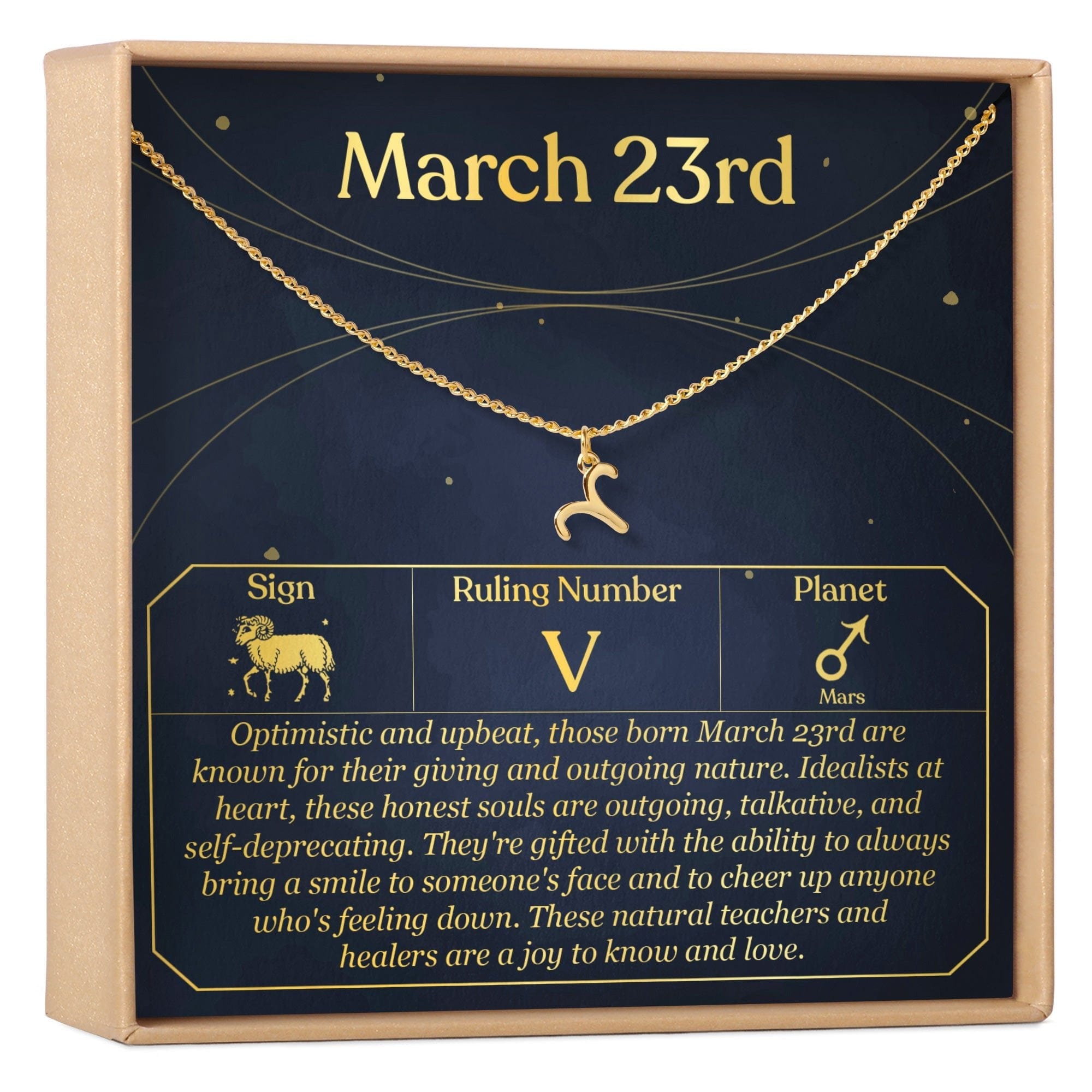 MARCH 23RD ARIES NECKLACE