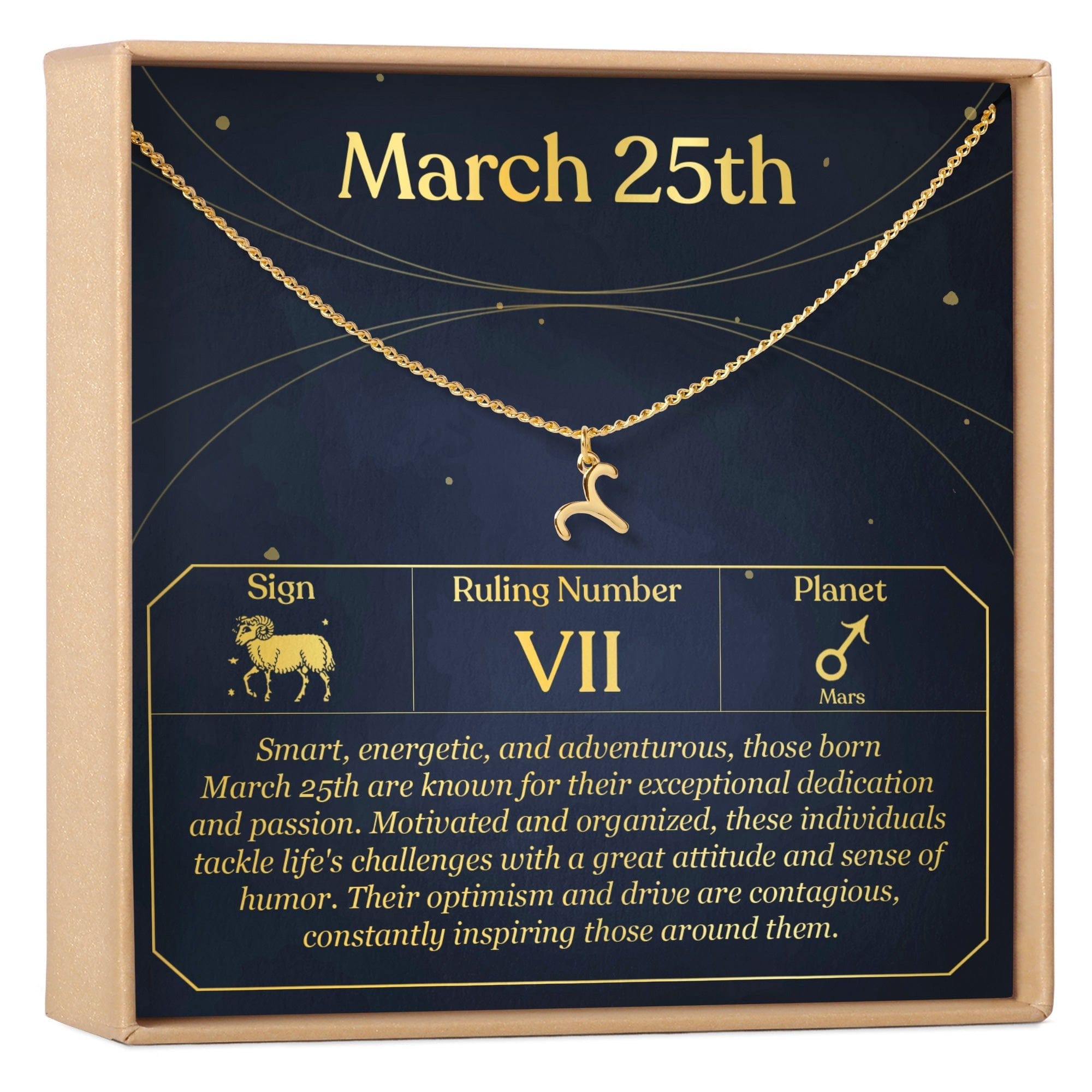 MARCH 25TH ARIES NECKLACE
