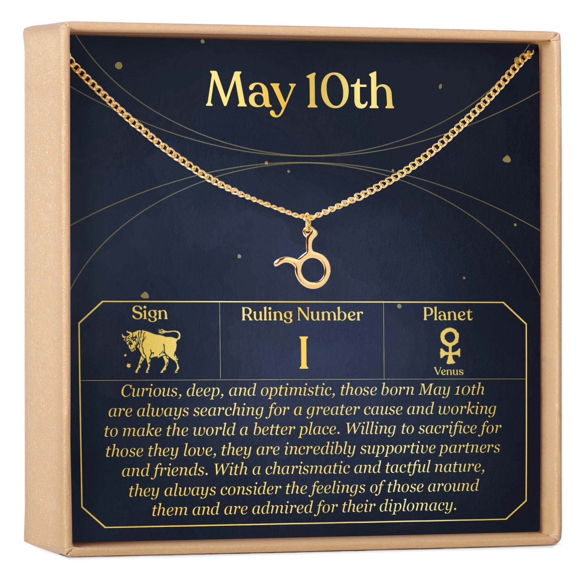 MAY 10TH TAURUS NECKLACE