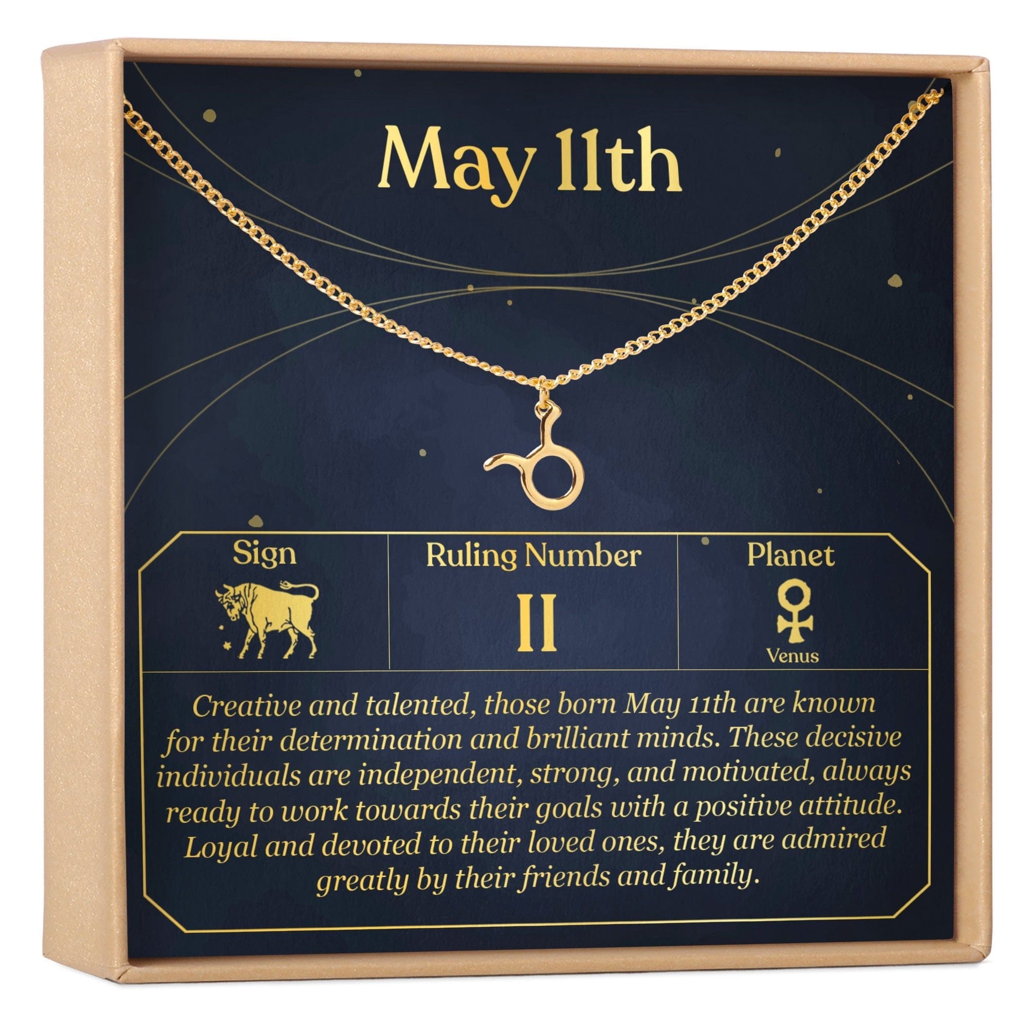 MAY 11TH TAURUS NECKLACE