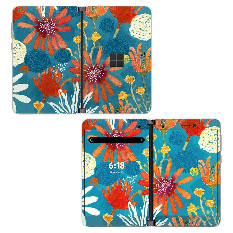 Sunbaked Blooms - Microsoft Surface Duo Skin