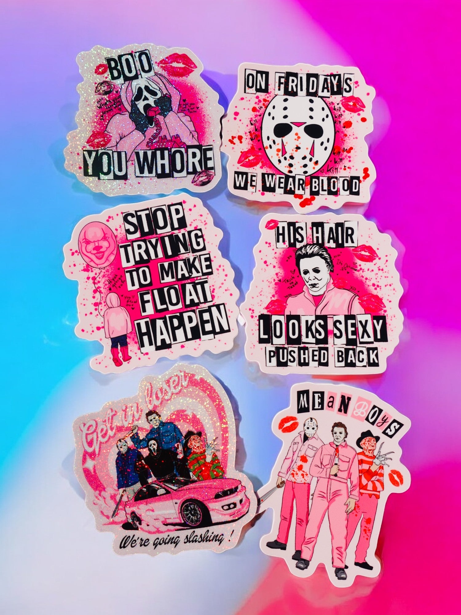Mean Girls Horror Sticker Pack