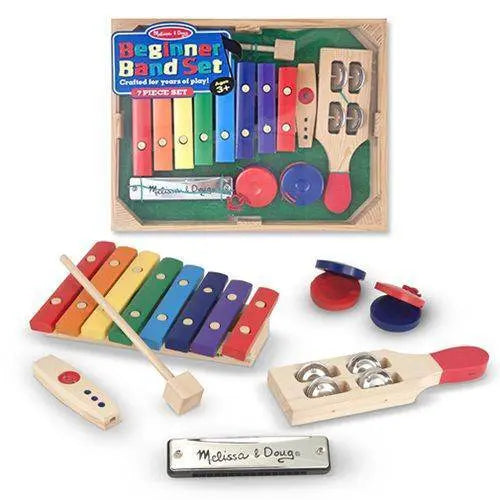 Melissa &amp;amp; Doug- Beginner Band Set Toy Musical Instruments