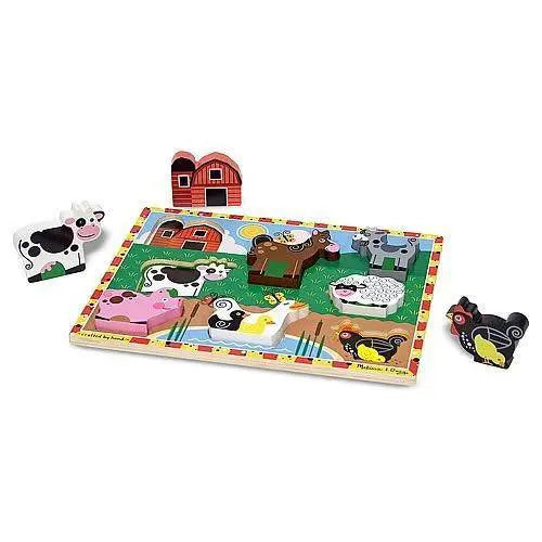 Melissa &amp;amp; Doug - Farm Chunky Puzzle
