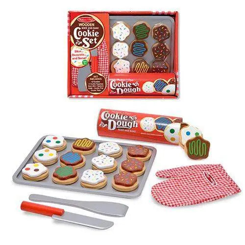 Melissa &amp;amp; Doug - Slice and Bake Cookie Set Wooden Food Playset