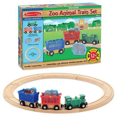 Melissa &amp;amp; Doug - Zoo Animal Train Set