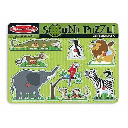 Melissa &amp;amp; Doug-Zoo Animals Sound Puzzle