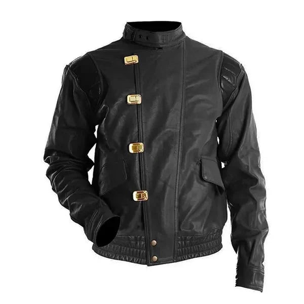 Men’s Akira Kaneda Capsule Black Leather Jacket