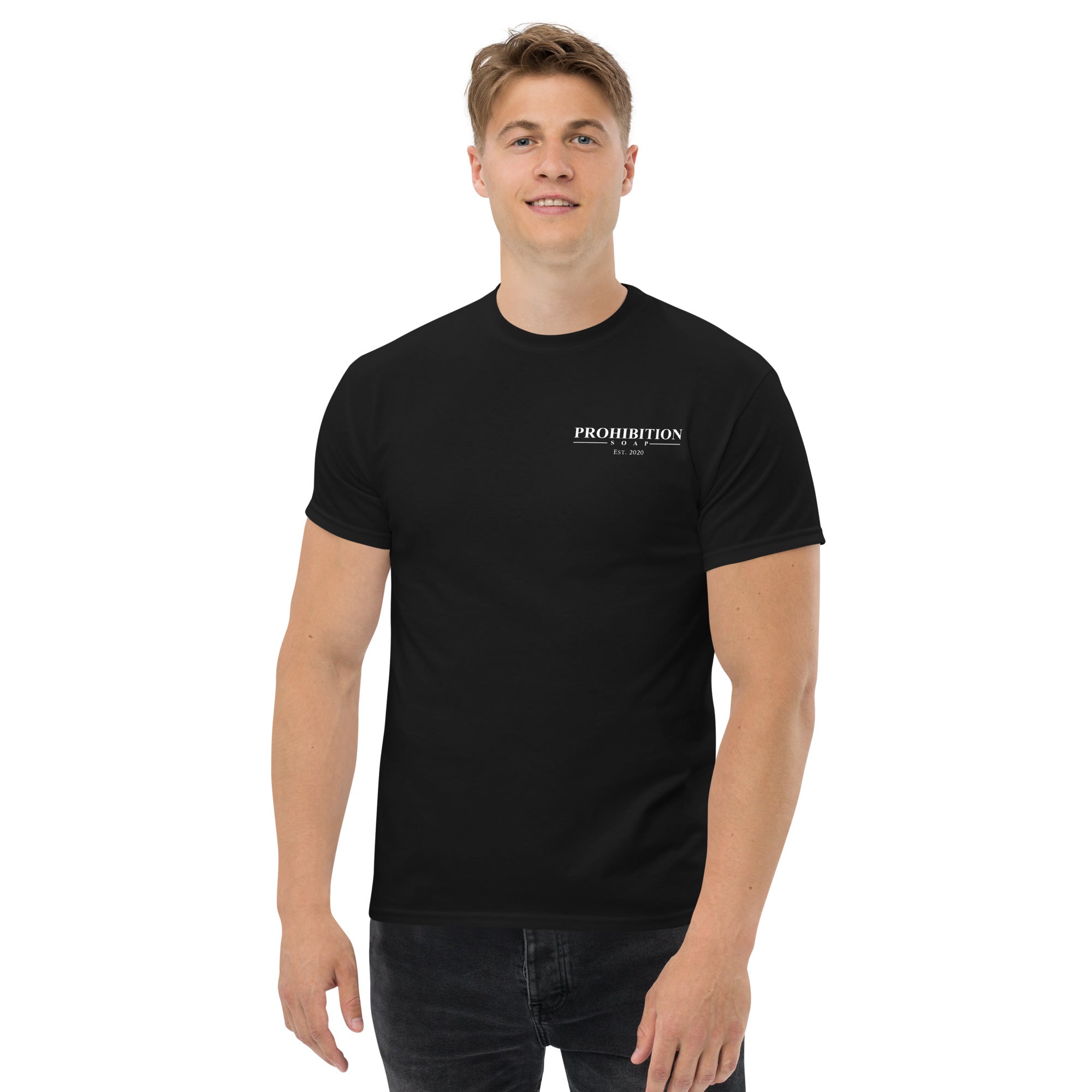 Men&amp;#39;s Classic Prohibition Soap Logo T-Shirt